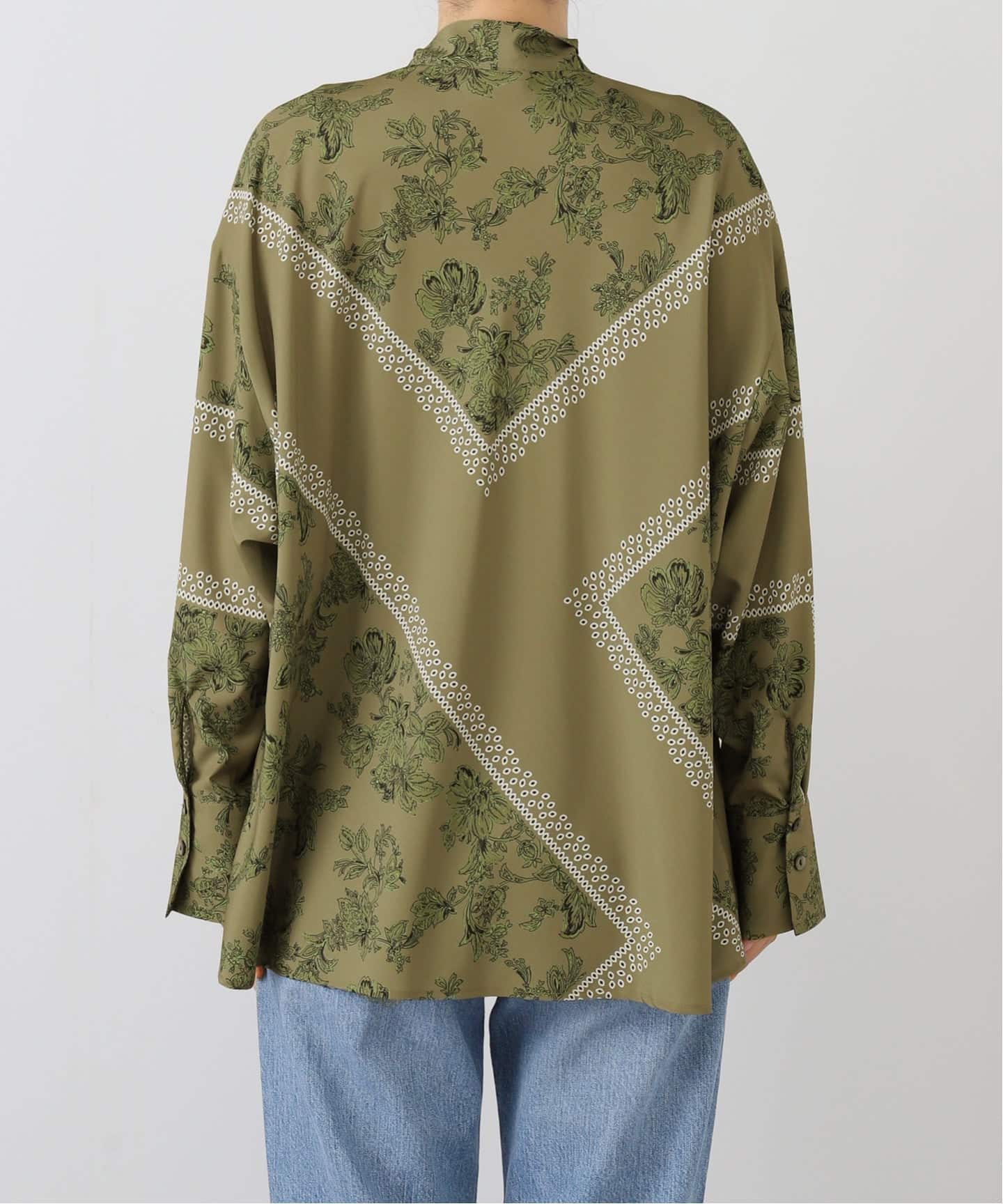 スカーフプリントボウタイブラウス（シャツ／ブラウス）｜JOURNAL