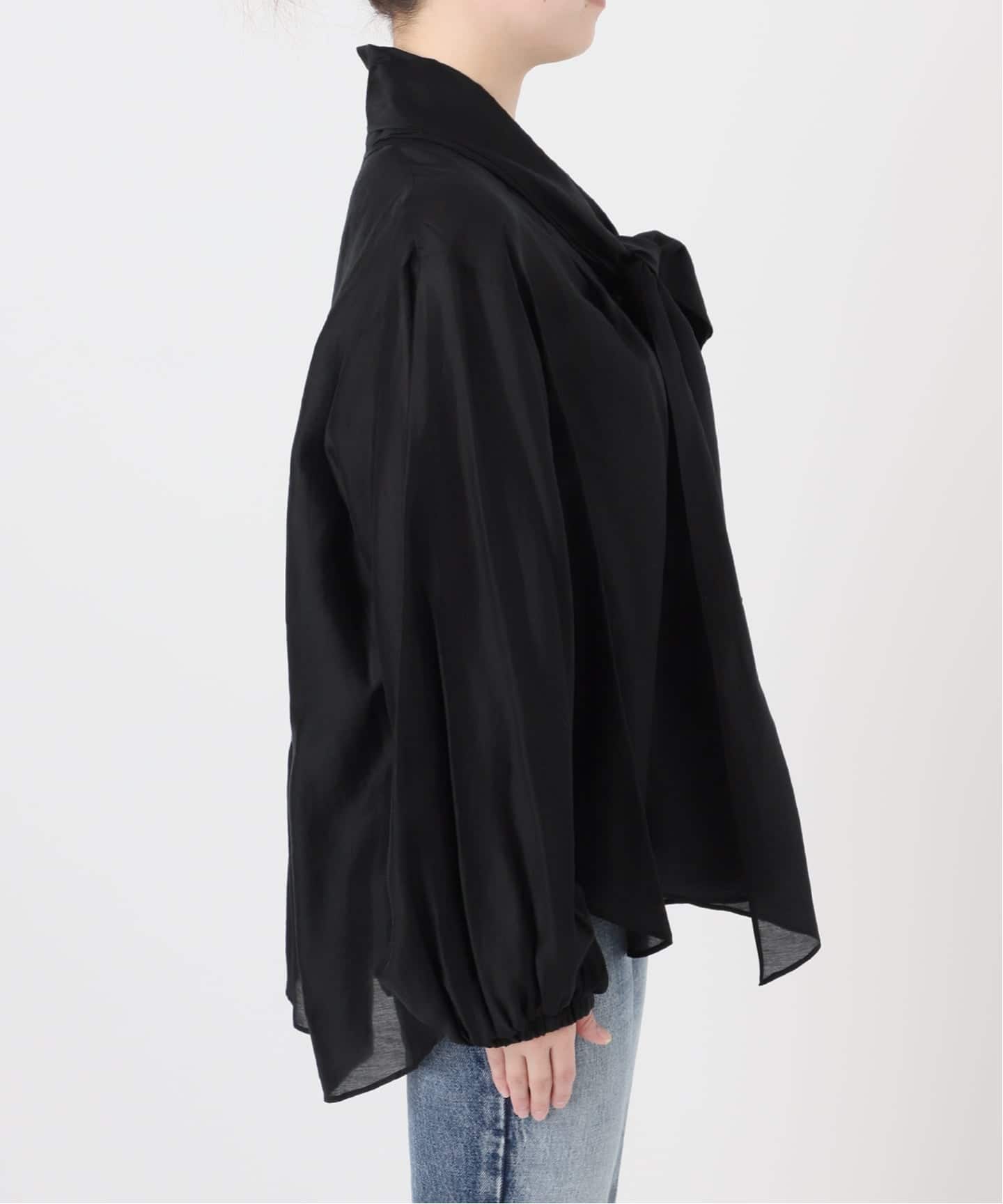 【タグ付き新品】2025★ジャーナルスタンダードレサージュ ブラウス ボウタイ シアーボウタイブラウス（シャツ／ブラウス）｜JOURNAL STANDARD L