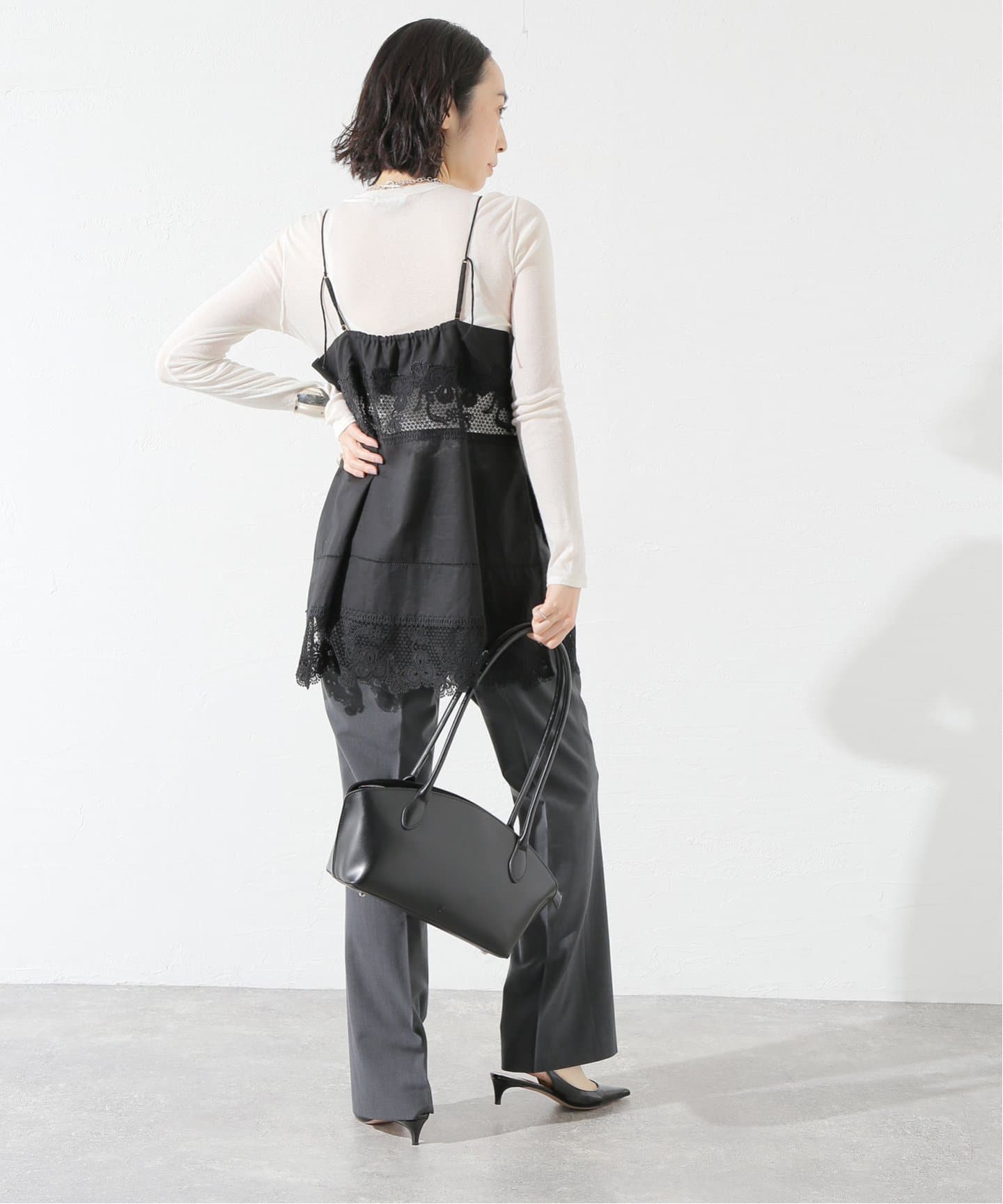 COMME des GARCONS コムコム 後加工ケミカルレースキャミソール COMME des GARCONS コムコム 後加工ケミカルレースキャミソール 追加2