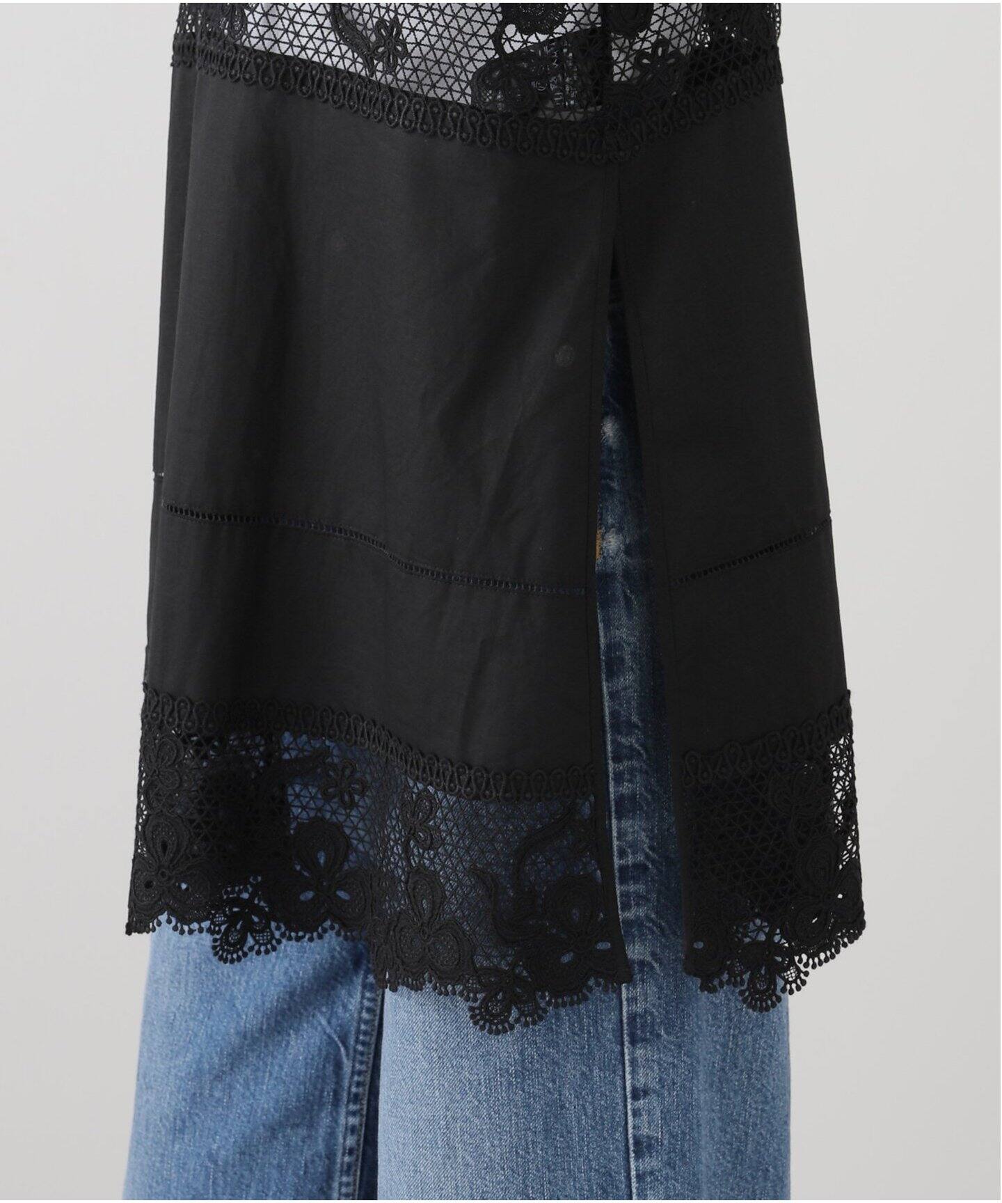 COMME des GARCONS コムコム 後加工ケミカルレースキャミソール COMME des GARCONS コムコム 後加工ケミカルレースキャミソール