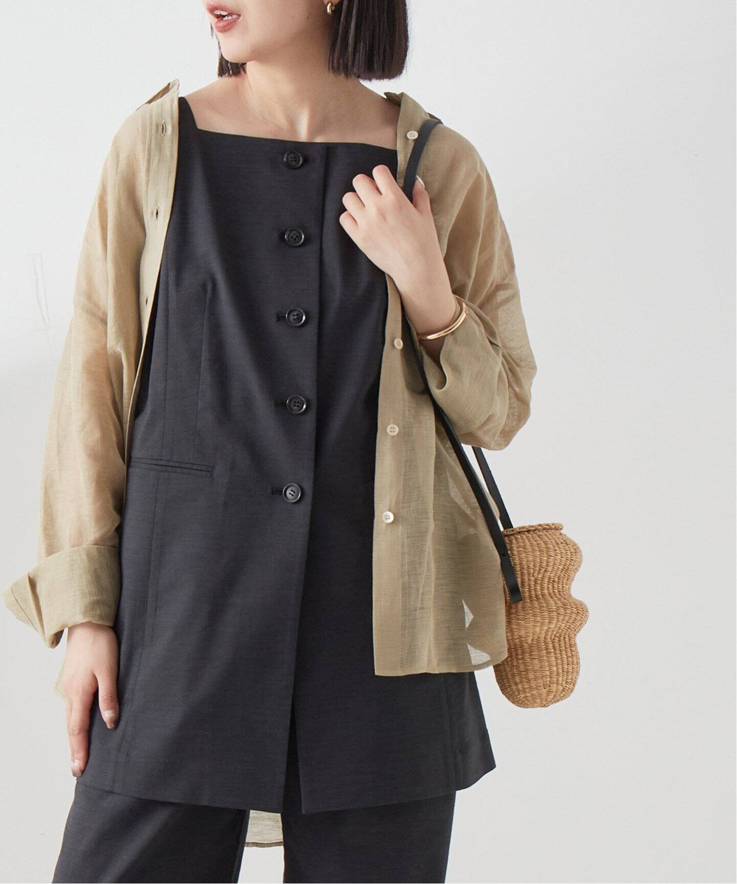 スクエアネックトップス（シャツ／ブラウス）｜JOURNAL STANDARD L