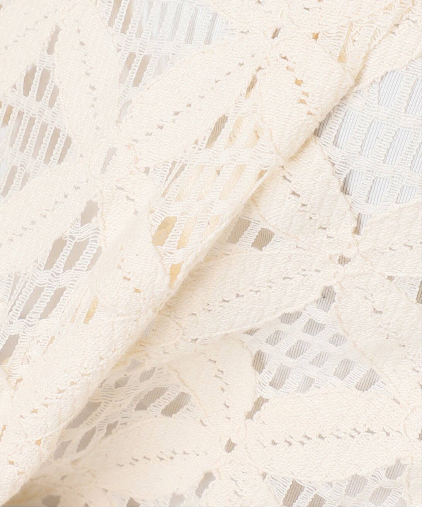 Uhr/ウーア】Lace Foodie Tops：ブラウス（シャツ／ブラウス  