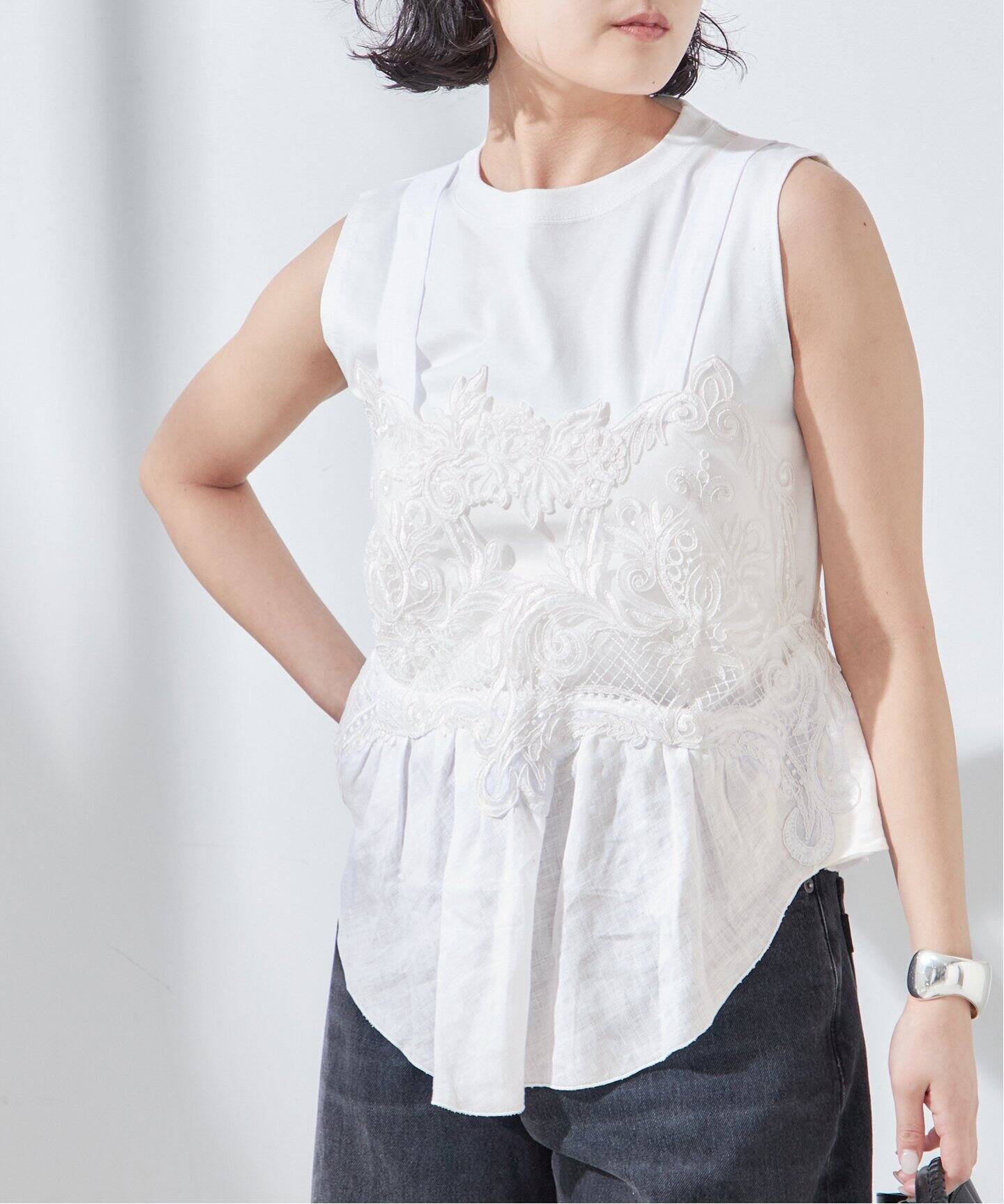 MAURIZIO MYKONOS/マウリツィオ ミコノス】TOPS：ブラウス（シャツ 