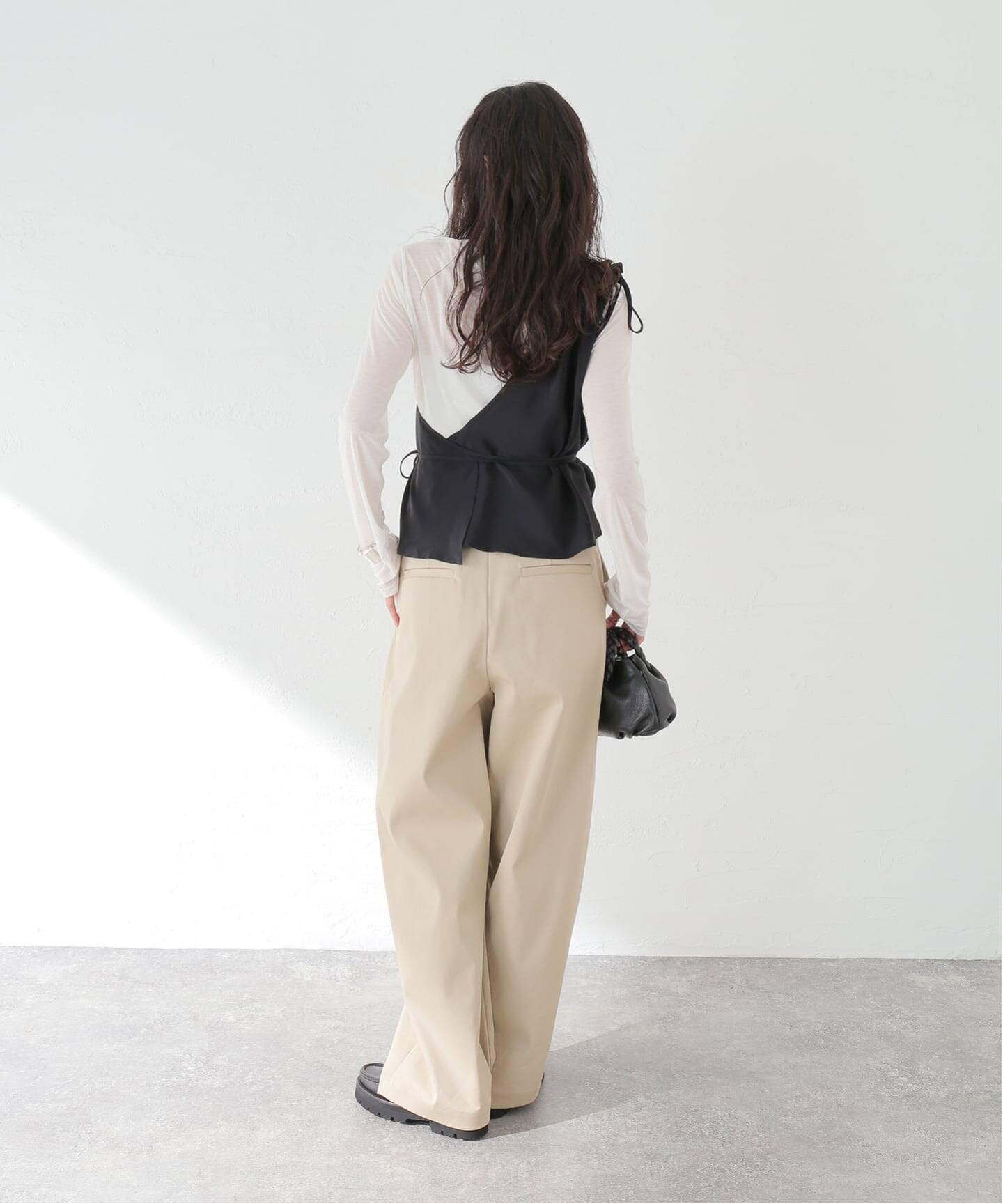 BASERANGE/ベースレンジ】VIEW TOP：ブラウス（シャツ／ブラウス