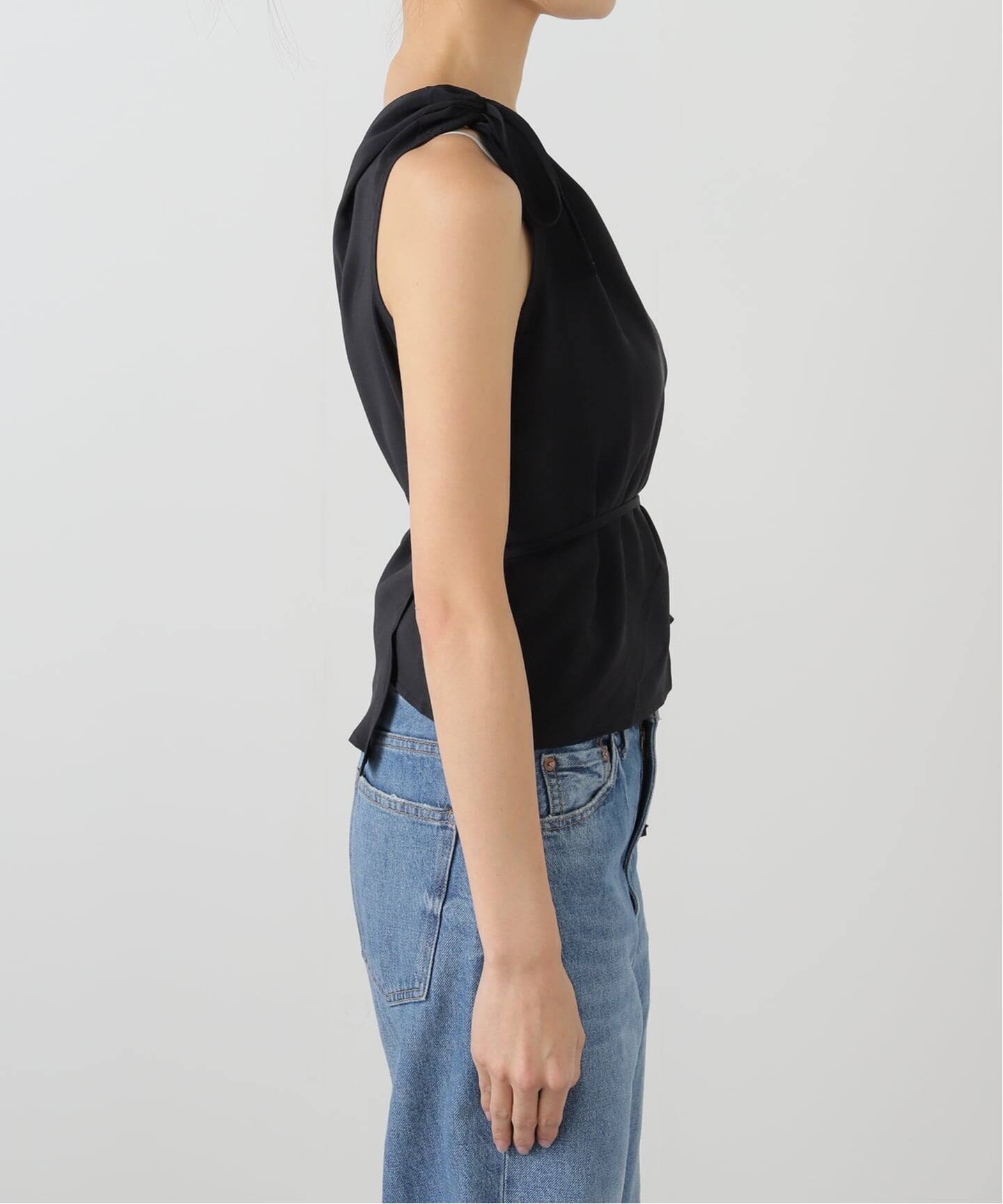 BASERANGE/ベースレンジ】VIEW TOP：ブラウス（シャツ／ブラウス