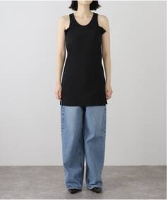 TOGA PULLA/トーガプルラ】Grossy rib tank top：タンクトップ（シャツ 