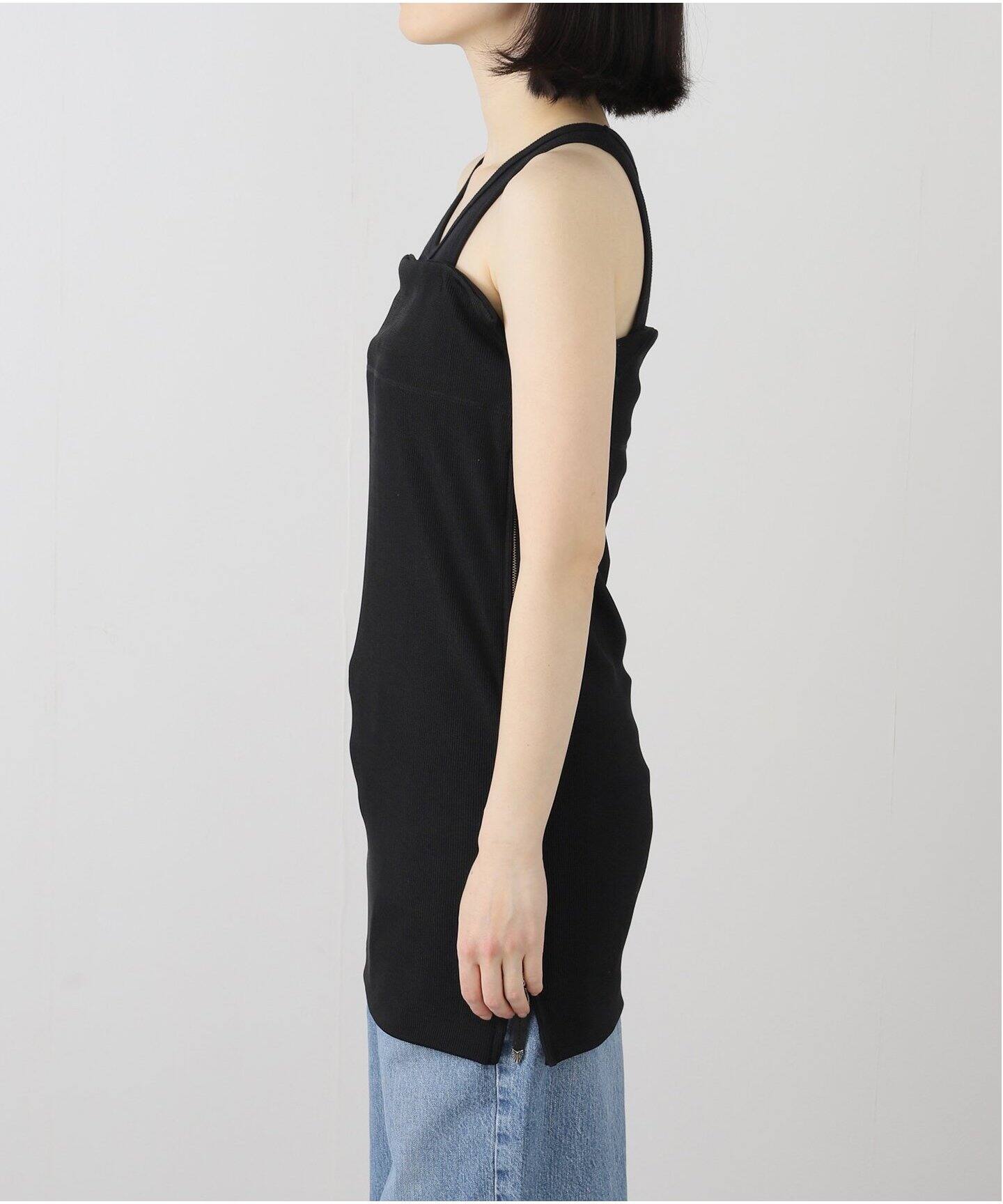 TOGA PULLA/トーガプルラ】Grossy rib tank top：タンクトップ（シャツ 