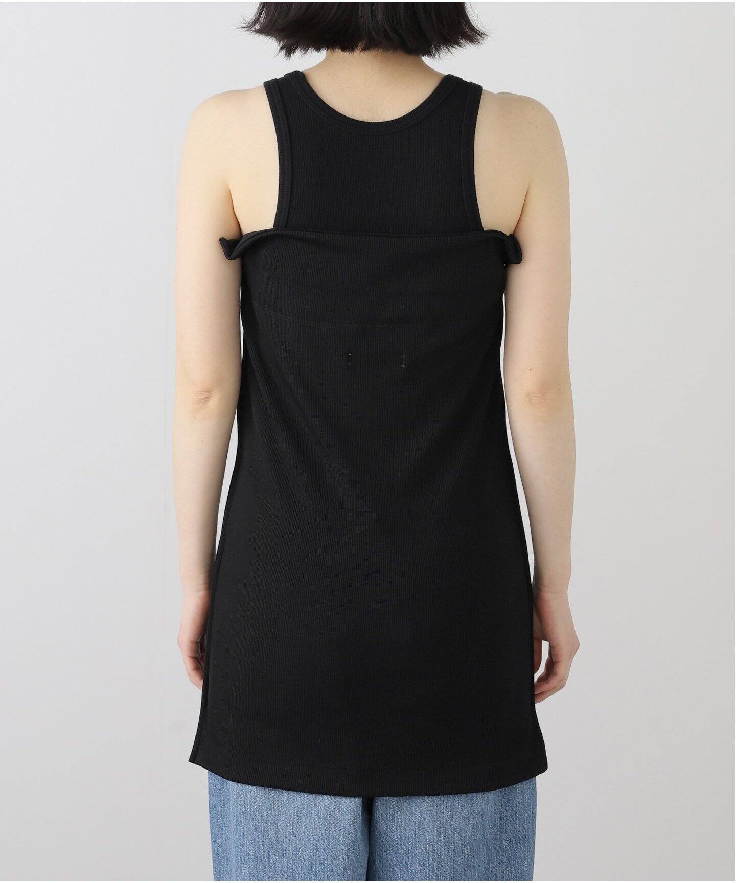 TOGA PULLA/トーガプルラ】Grossy rib tank top：タンクトップ（シャツ 