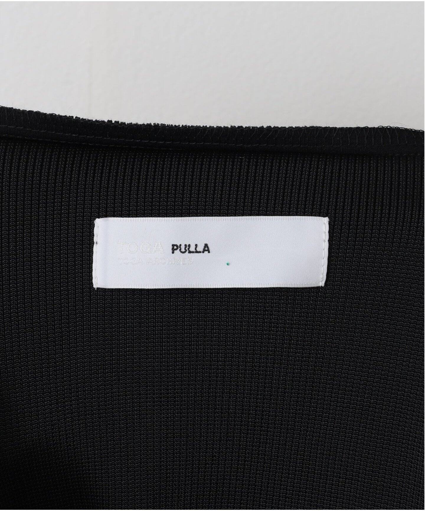 TOGA PULLA/トーガプルラ】Grossy rib tank top：タンクトップ