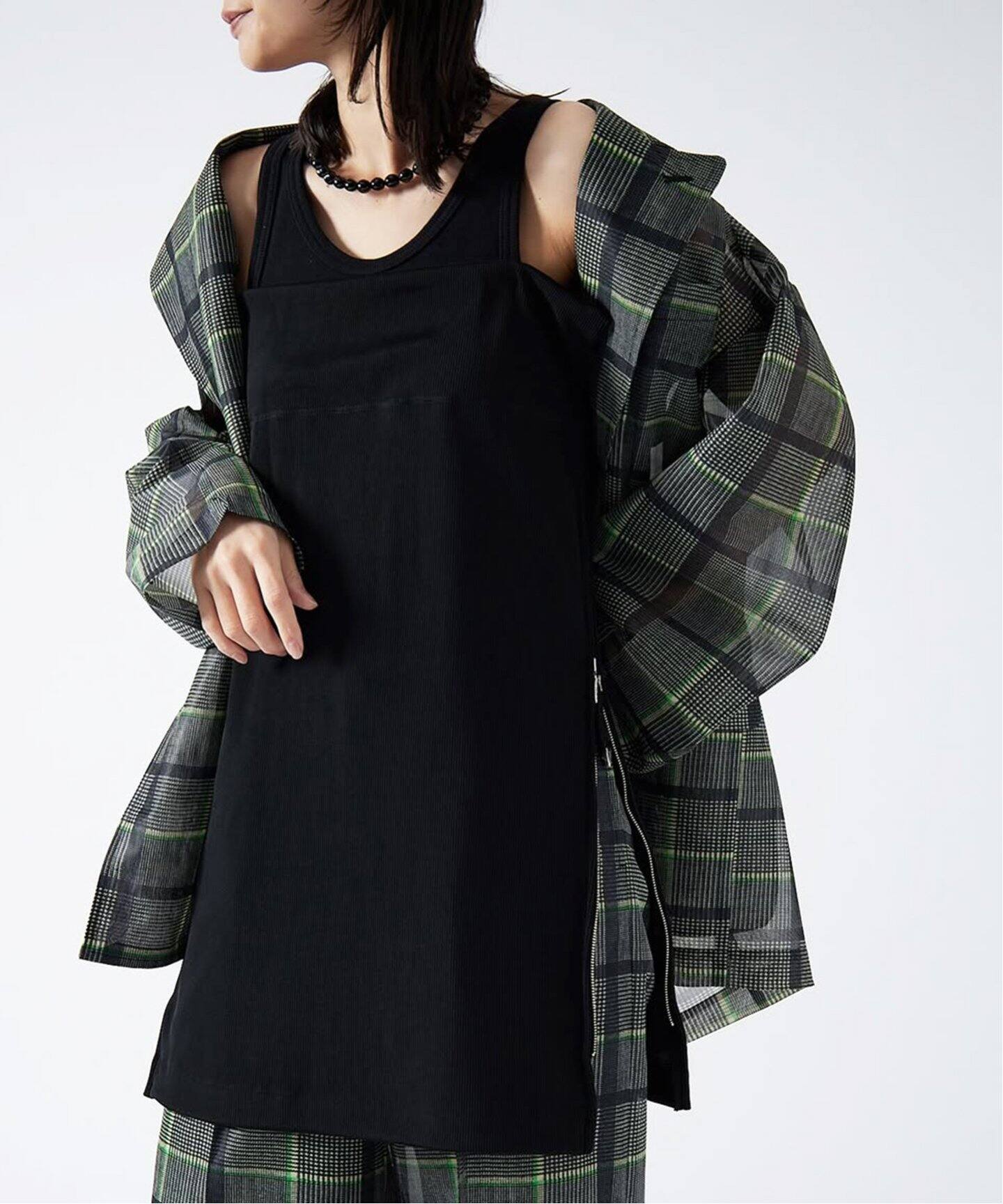 TOGA PULLA/トーガプルラ】Grossy rib tank top：タンクトップ（シャツ 