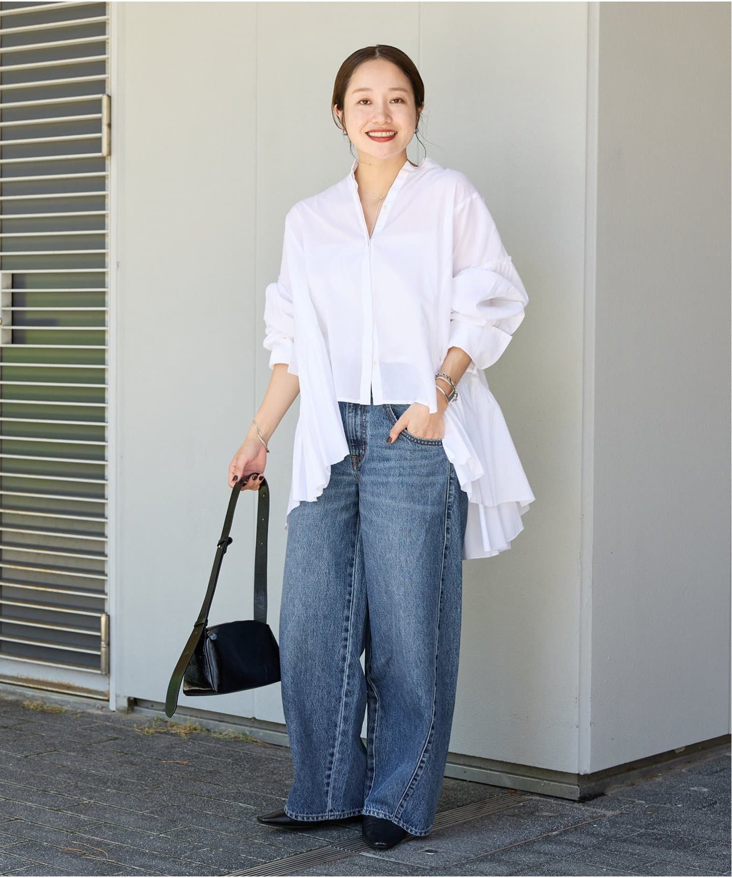 美品✨ セオリーリュクス シャツ　ブラウス　バックギャザー　洗える 近年 Theory Wardrobe #3 Modern GGT | WOMEN（レディース）｜Theory