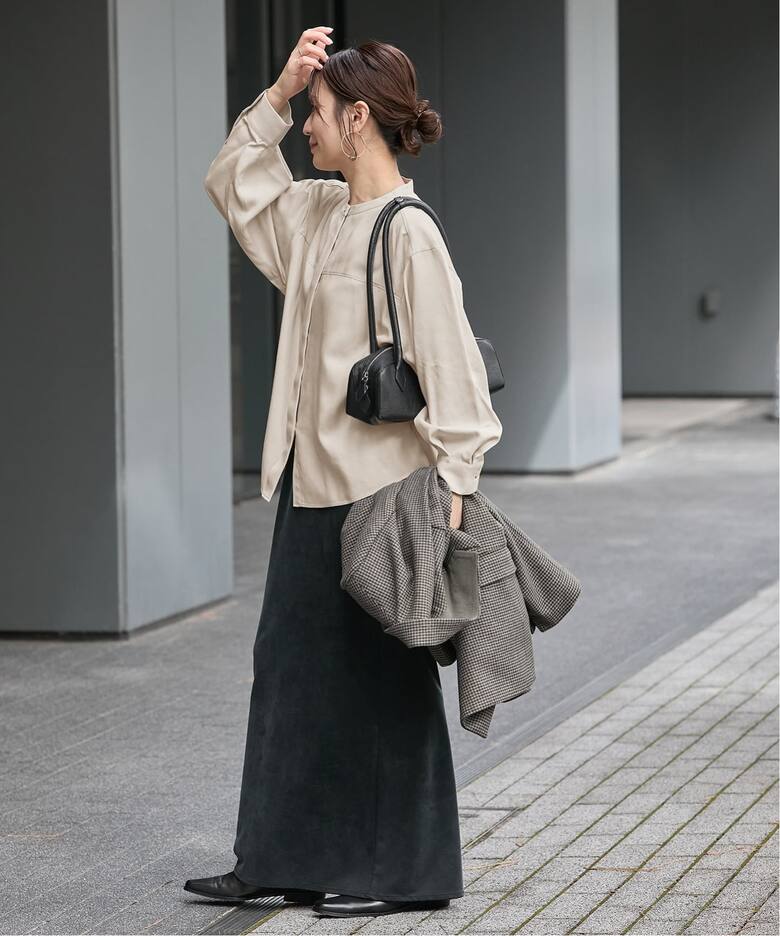クルーネックツイルブラウス（シャツ／ブラウス）｜JOURNAL STANDARD 