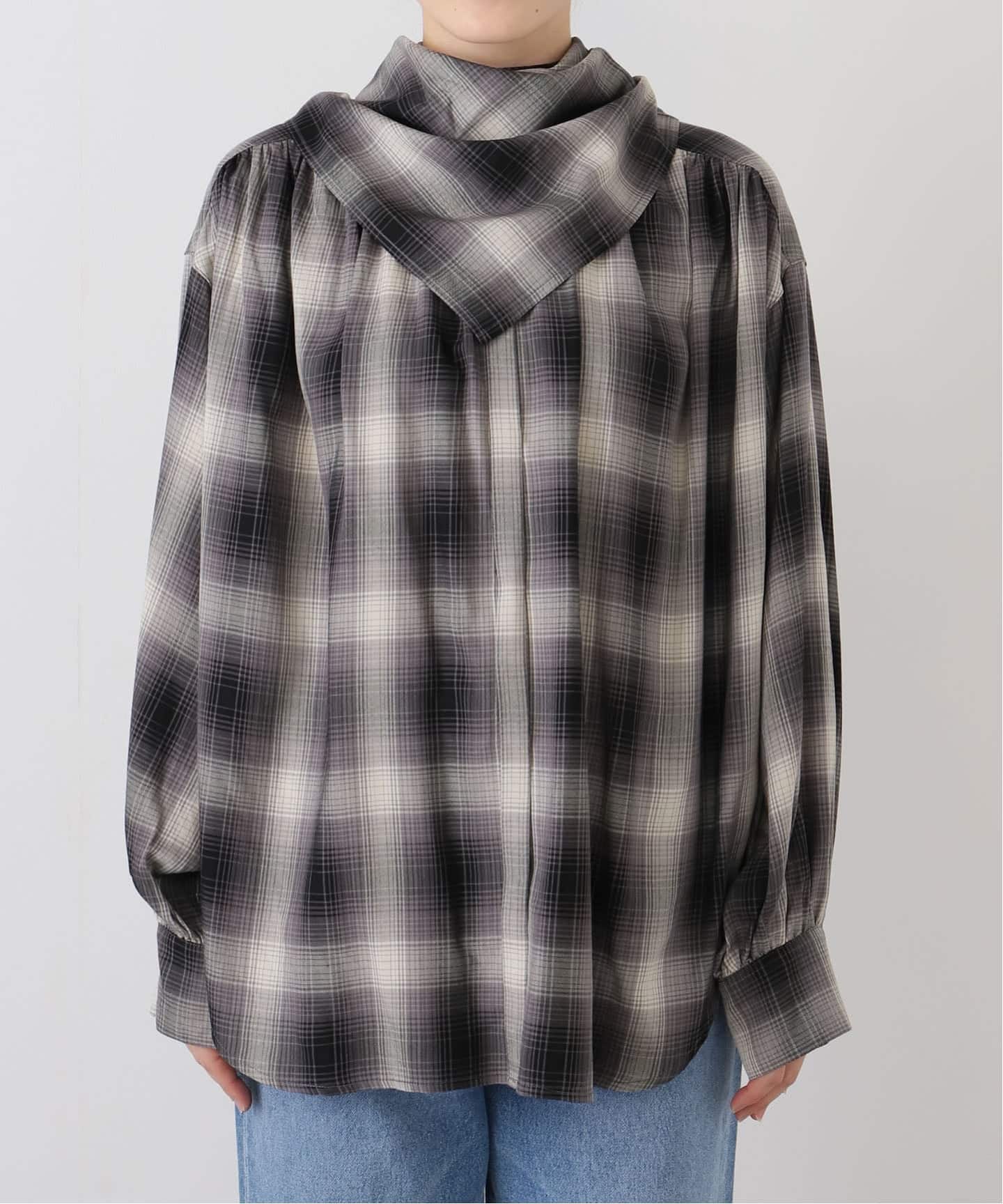 2WAYスカーフセットブラウス（スカーフ付き）（シャツ／ブラウス