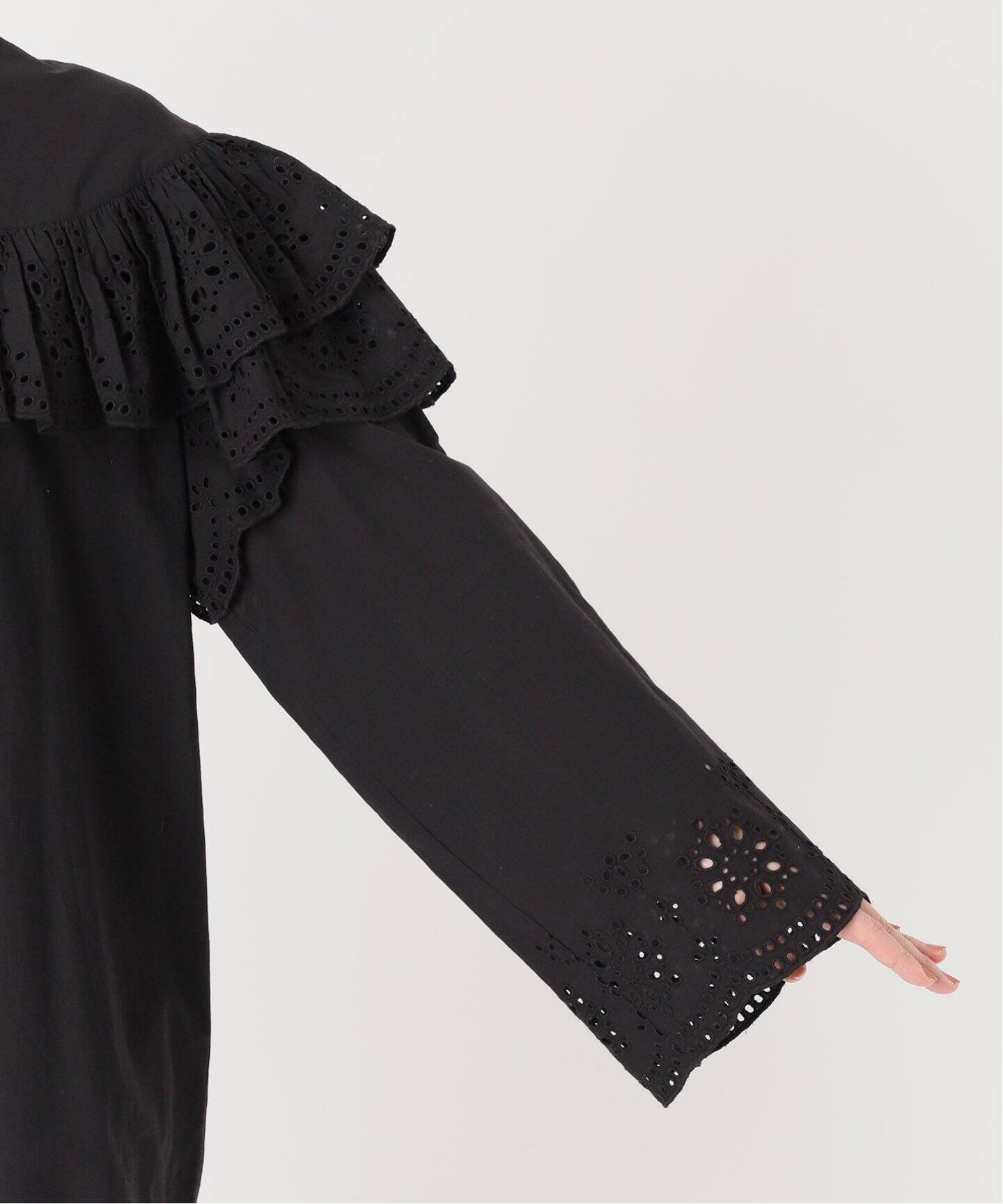 カットワークレースフリルブラウス（シャツ／ブラウス）｜JOURNAL  