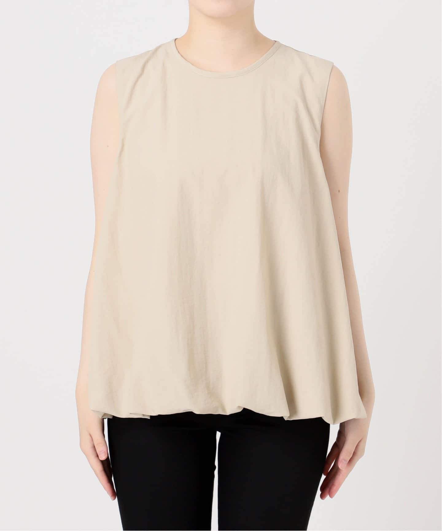 バルーンヘムノースリーブブラウス（シャツ／ブラウス）｜JOURNAL