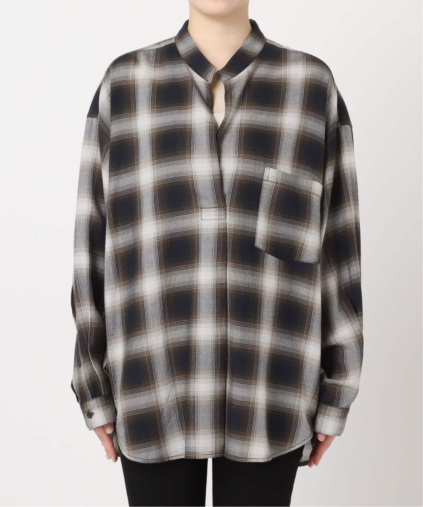 JOURNAL STANDARD・ジャーナルスタンダード・3WAYシャツ 追加》STAND PULL OVER（シャツ／ブラウス）｜JOURNAL STANDARD