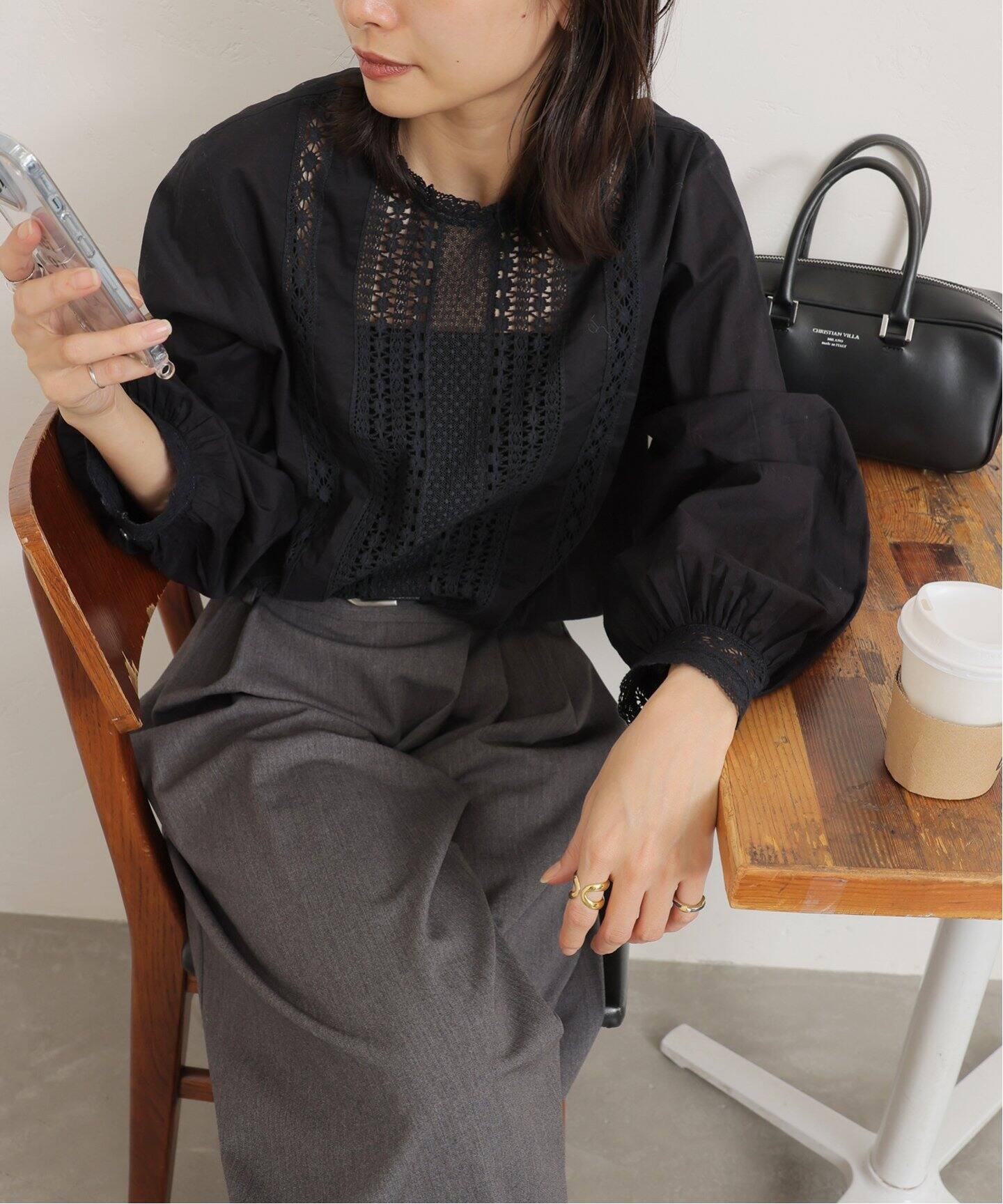 INDIA VOILE レースブラウス（シャツ／ブラウス）｜JOURNAL STANDARD 