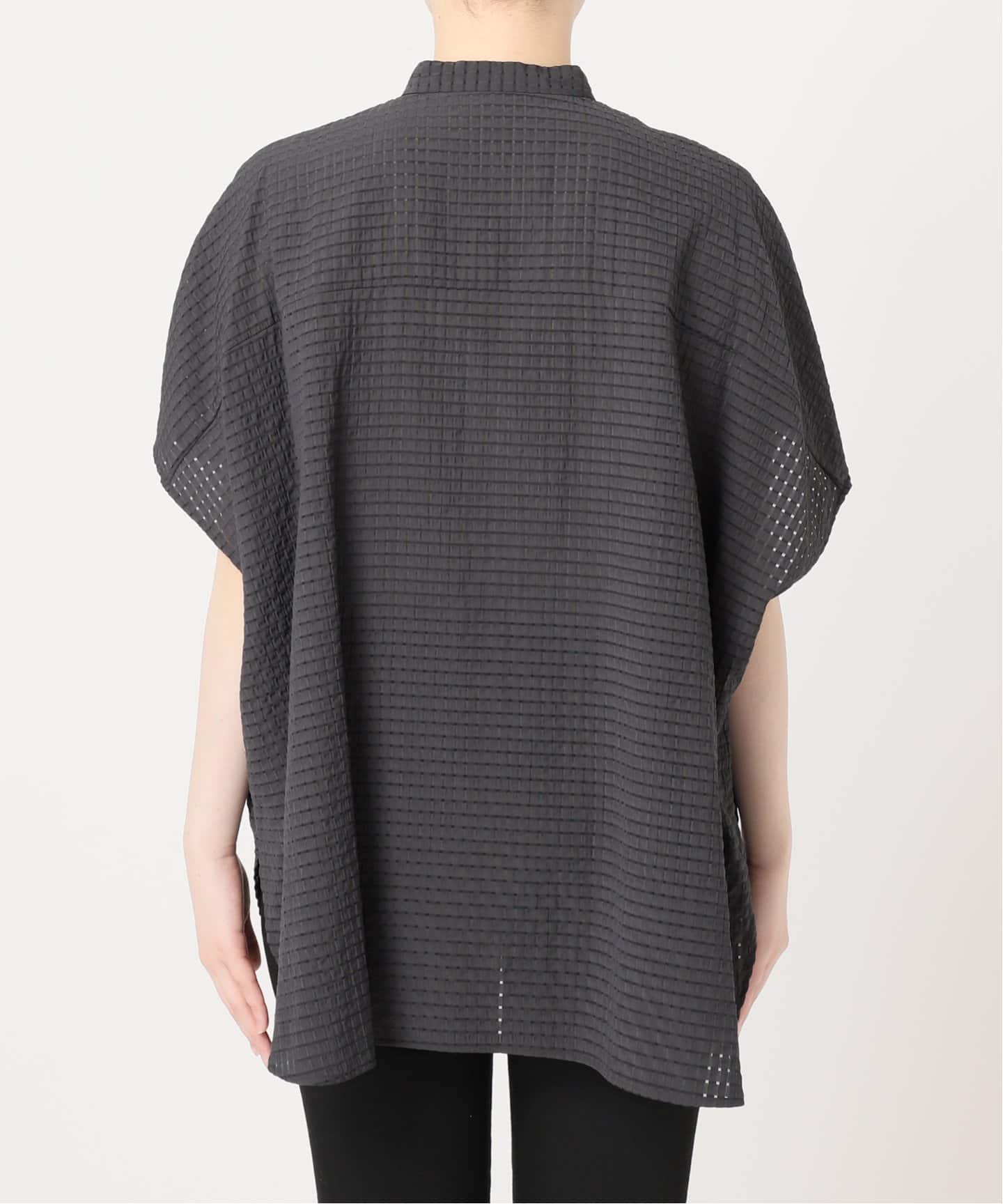 シアーチェックポンチョブラウス（シャツ／ブラウス）｜JOURNAL