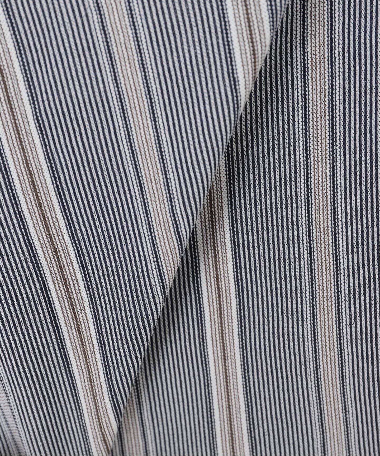 トップス LOW CLASSIC STRIPE SLEEVELESS KINT TOP LOW CLASSIC/ロウ クラシック】 STRIPE SLEEVELESS KNIT TOP