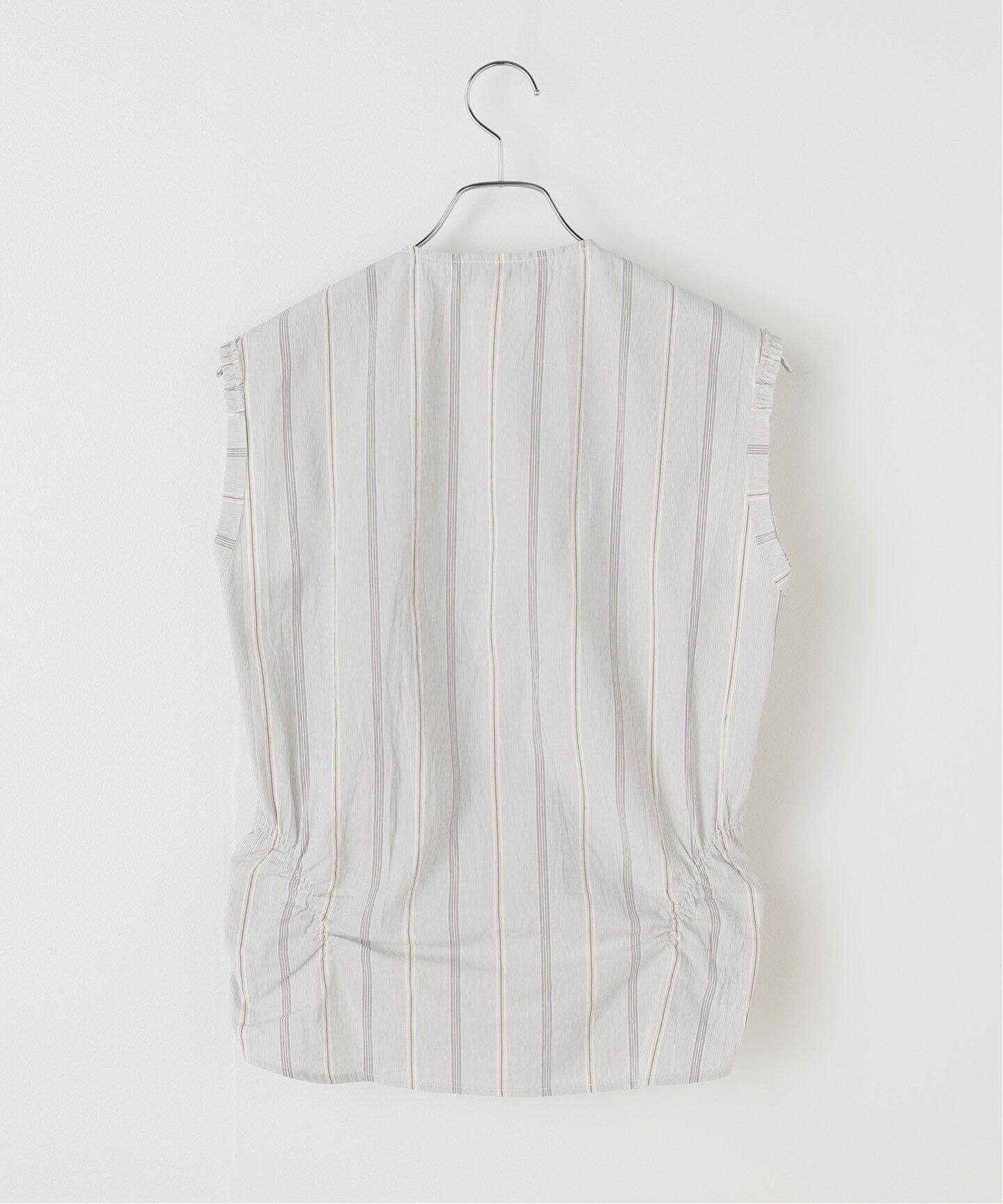 □【LOW CLASSIC/ロウ クラシック】 WRINKLE SLEEVELESS SHIRTS 