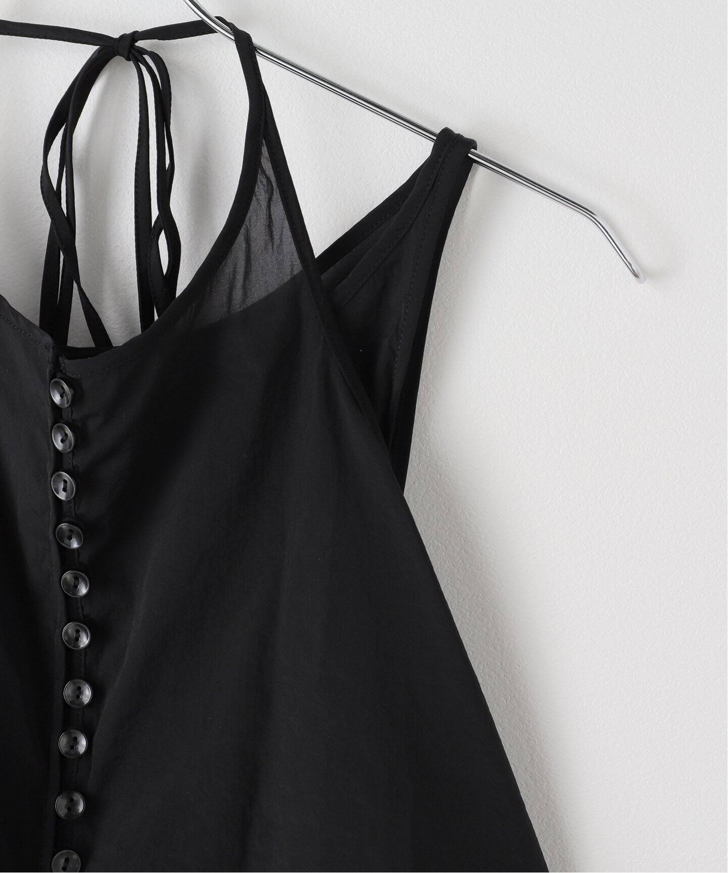 LOW CLASSIC/ロウ クラシック】SEE-THROUGH BUTTON LOOP TOP（シャツ 