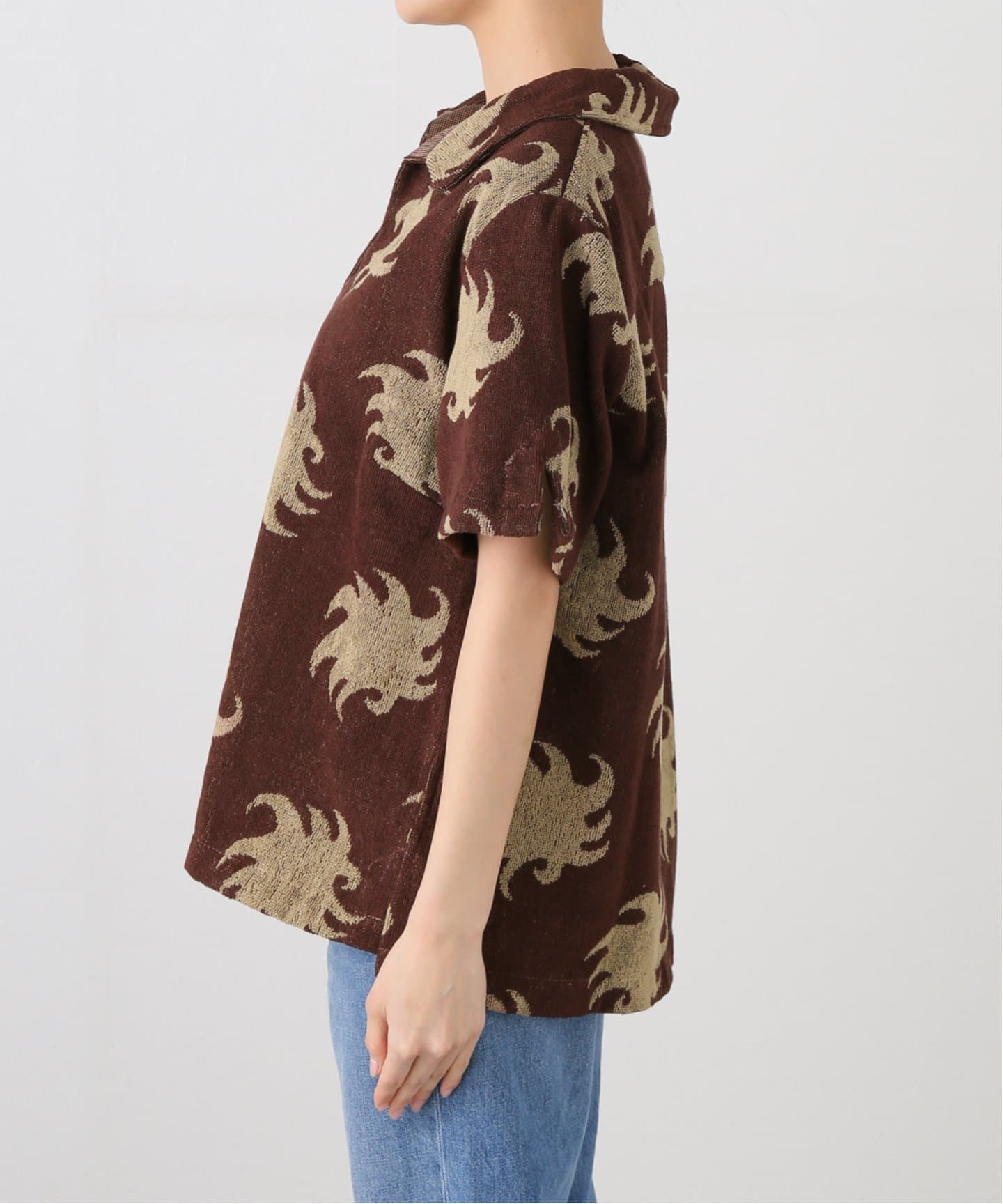 OAS/オーエーエス】 Mocha Ember Jaffa Terry Shirt（シャツ／ブラウス