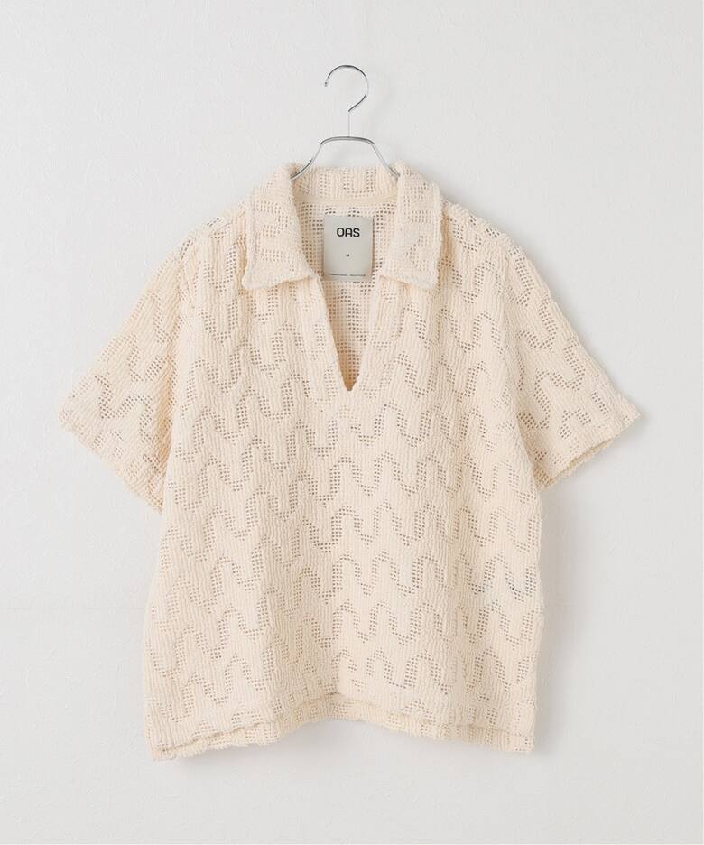 別注【OAS/オーエーエス】 Atlas Jaffa Crochet Shirt JSSP（シャツ  