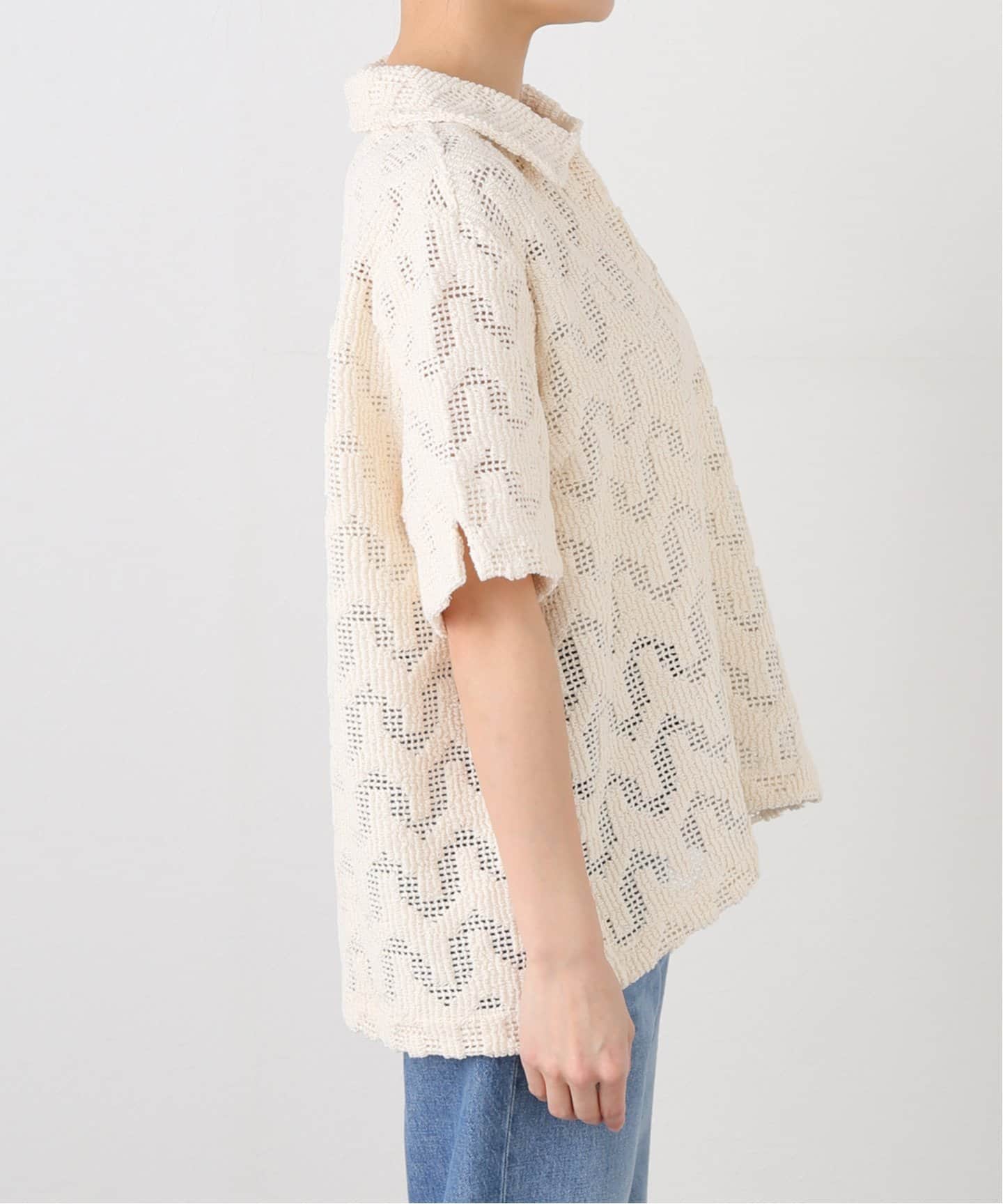 別注【OAS/オーエーエス】 Atlas Jaffa Crochet Shirt JSSP