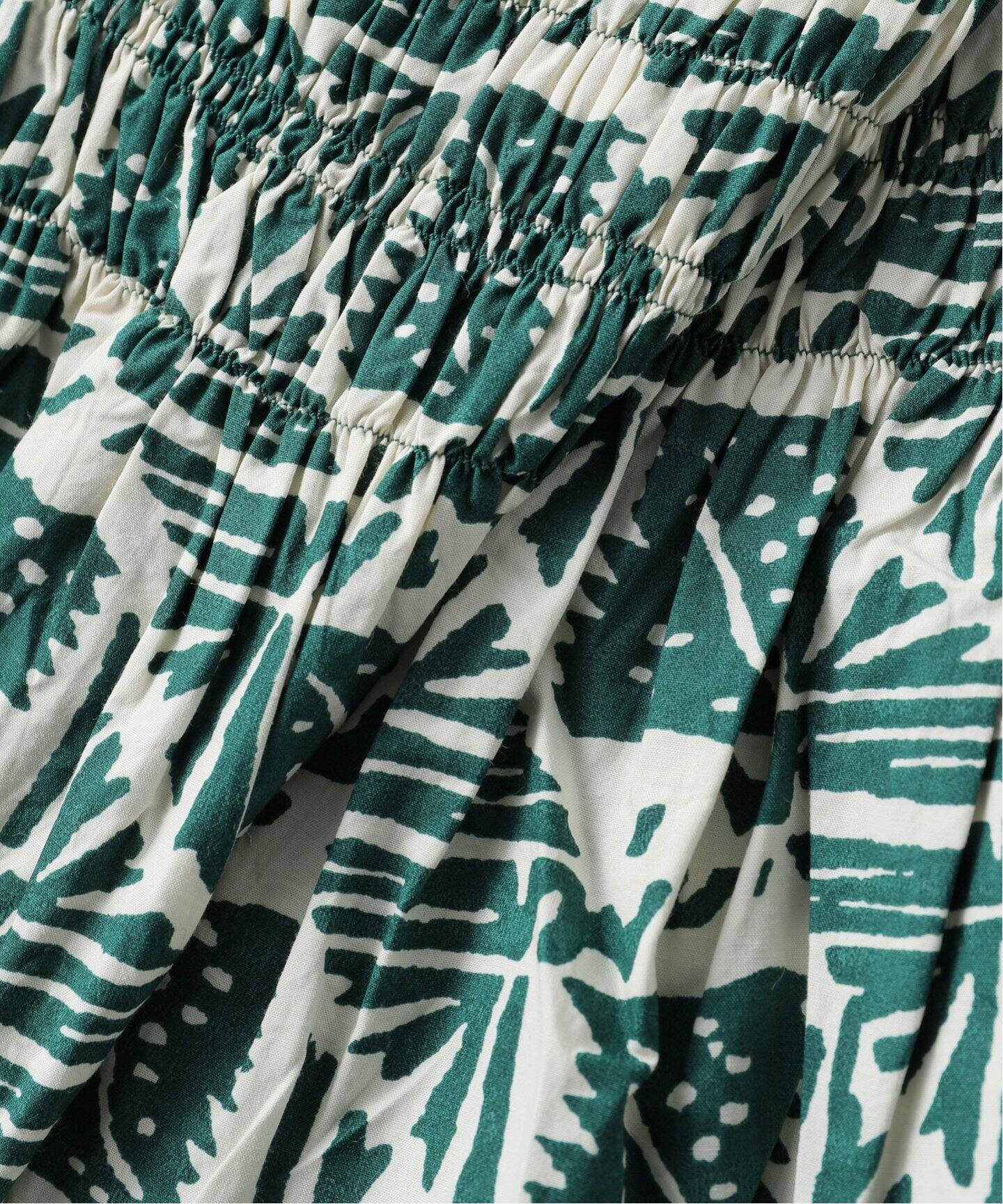 SARA MALLIKA/サラマリカ】 COTTON POPLIN PRINT CAMI TOP