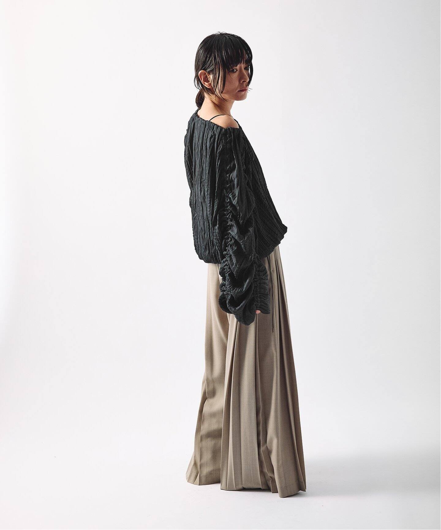 KIARIS vintage＆closet×JS】シャーリングブラウス（シャツ／ブラウス 