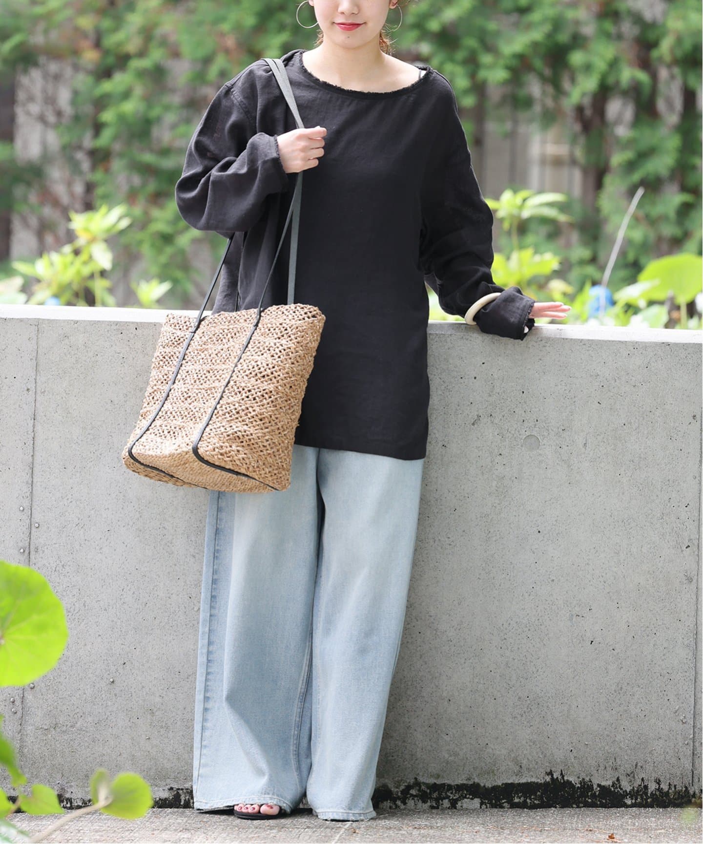 kiri⭐︎【新品】relumeラミーコットンメッシュビッグプルオーバー JOURNAL STANDARD relume｜ラミーコットンメッシュビッグプル