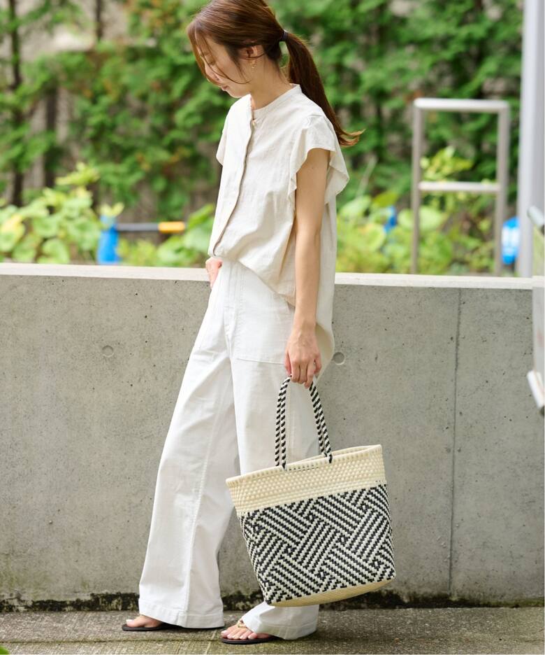 WEB限定追加》リネンコットンショートスリーブブラウス（シャツ 