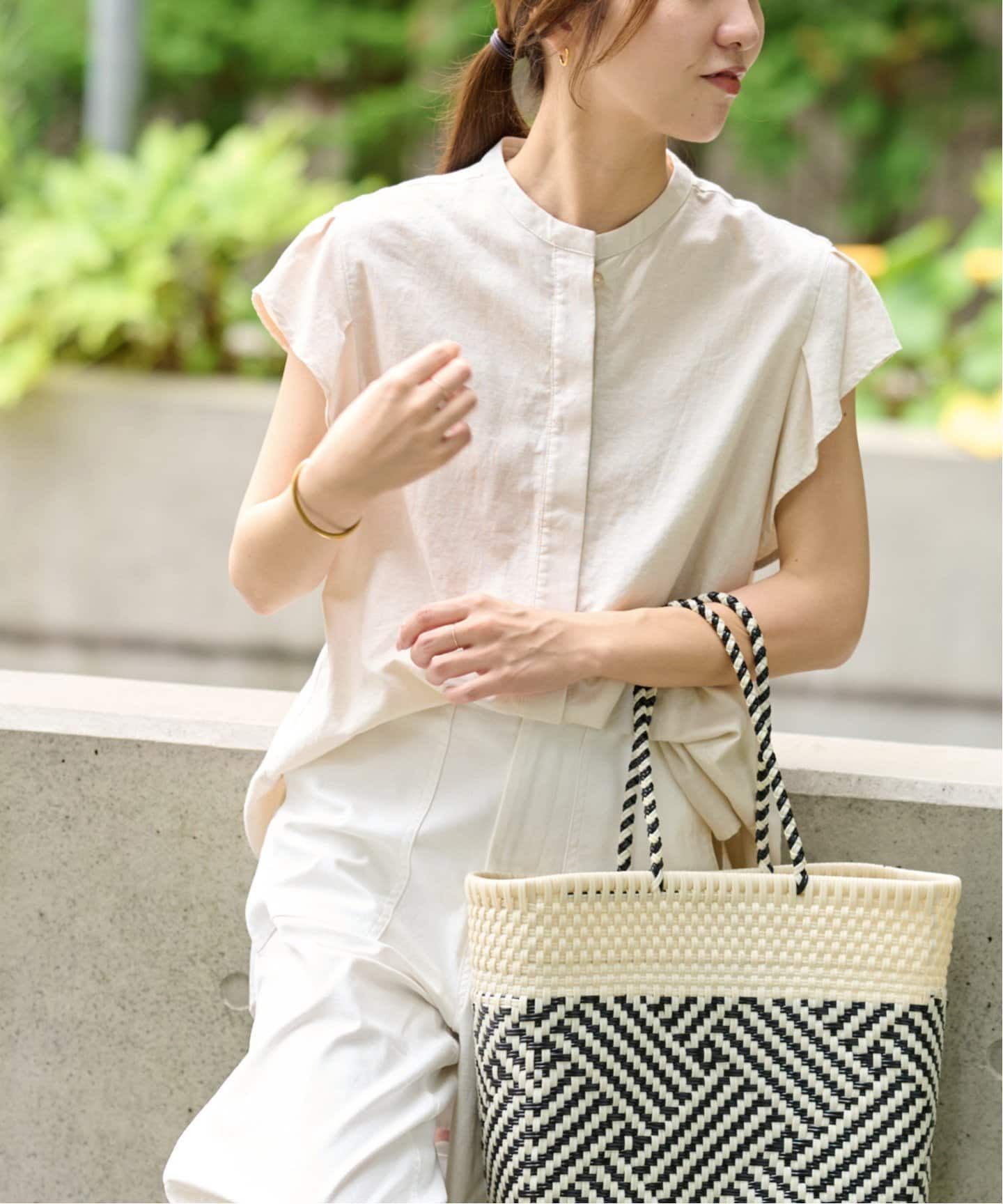 【2023AW】relume コットンブロードショートブラウス 半袖 シャツ 黒 2023AW】relume コットンブロードショートブラウス 半袖 シャツ