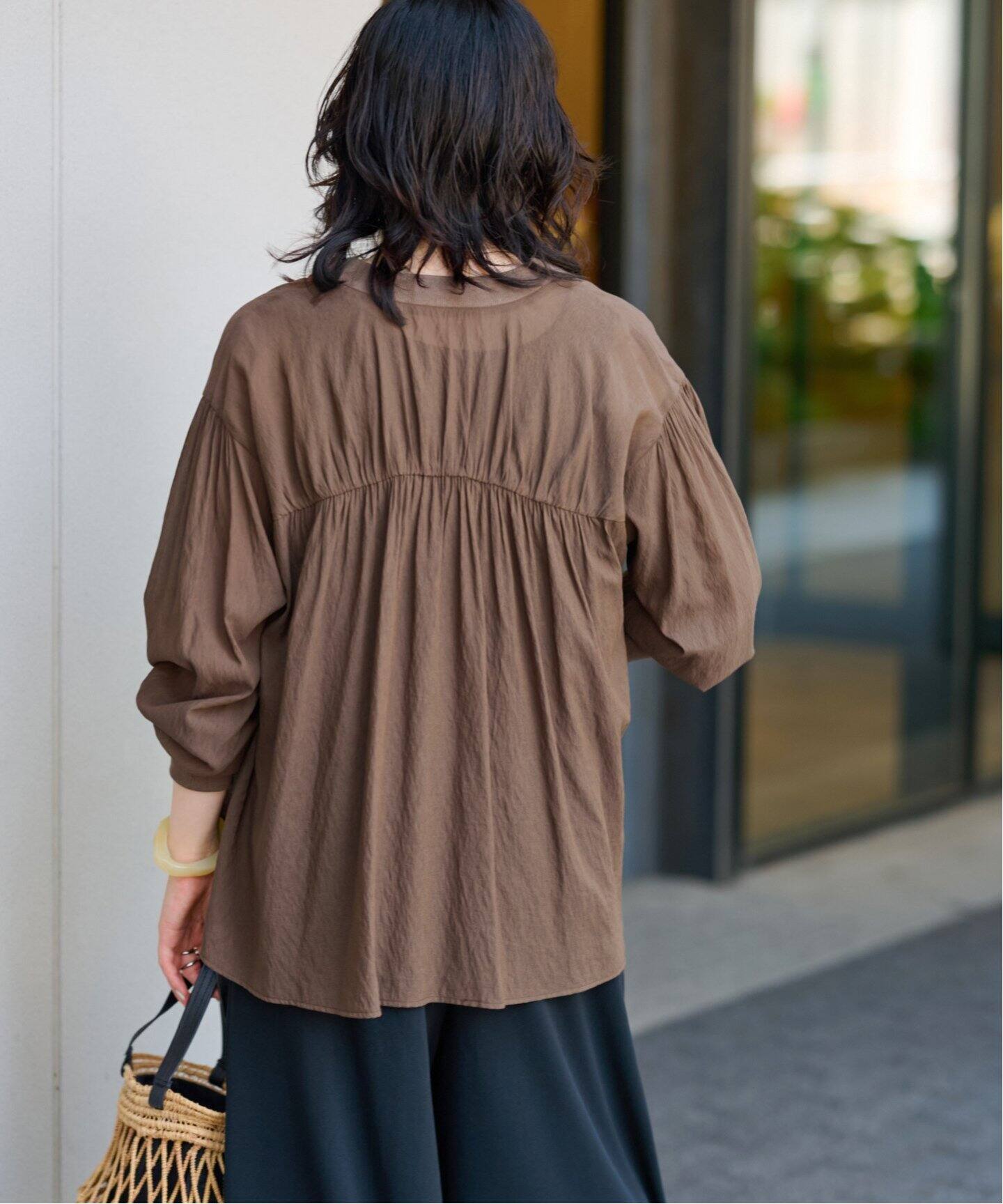 ブラウス シャツ 「追加 / 新色」T/R強撚ブラウス レディース JOURNAL STANDARD relume ブラウス シャツ 「追加 / 新色」T/R強