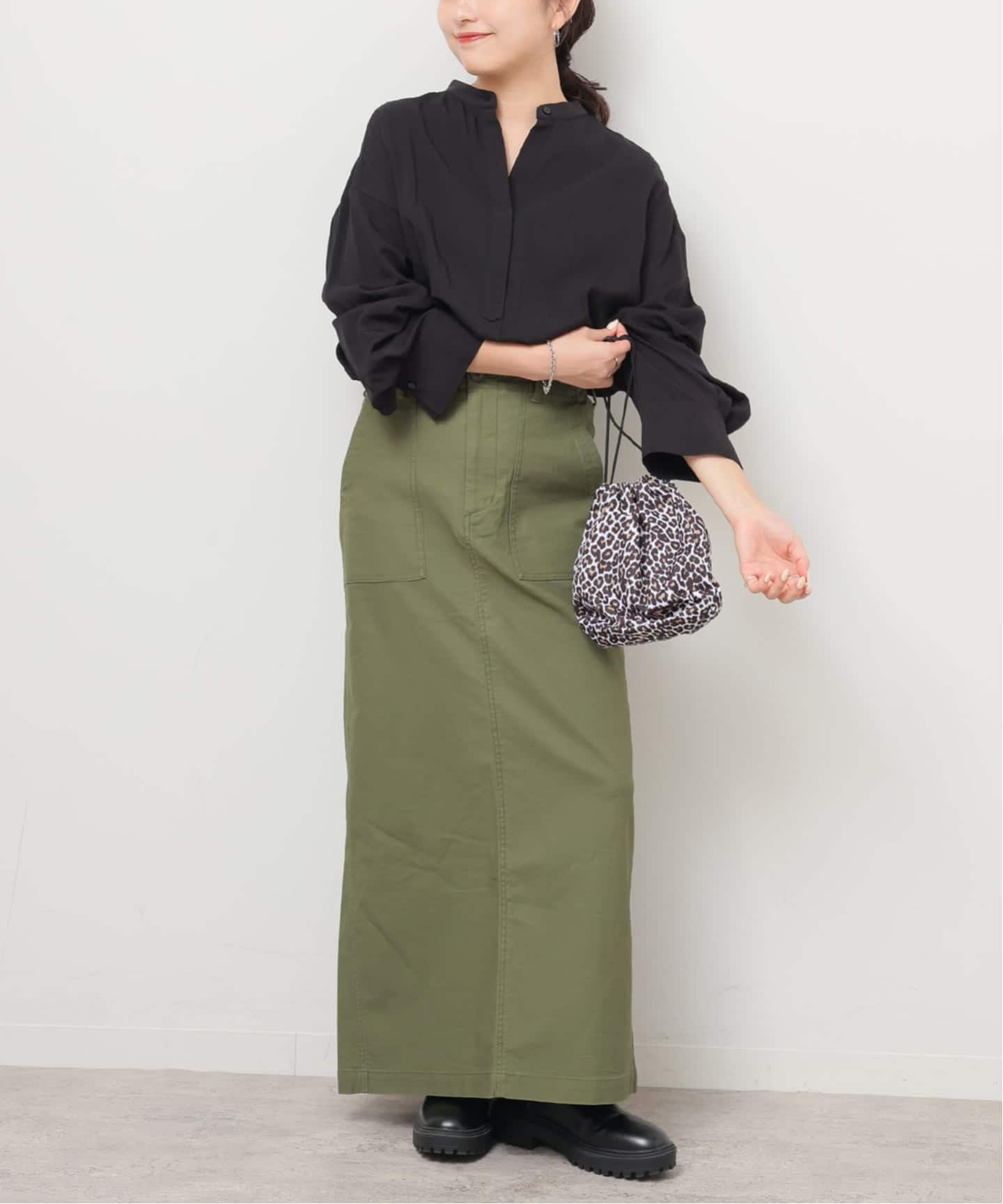 バンドカラースキッパーブラウス（シャツ／ブラウス）｜JOURNAL