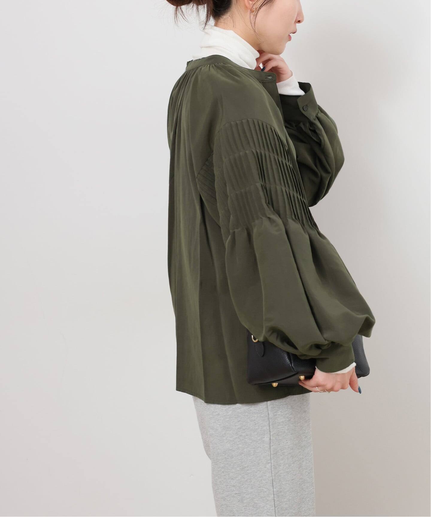 ピンタックボリュームスリーブブラウス（シャツ／ブラウス）｜JOURNAL