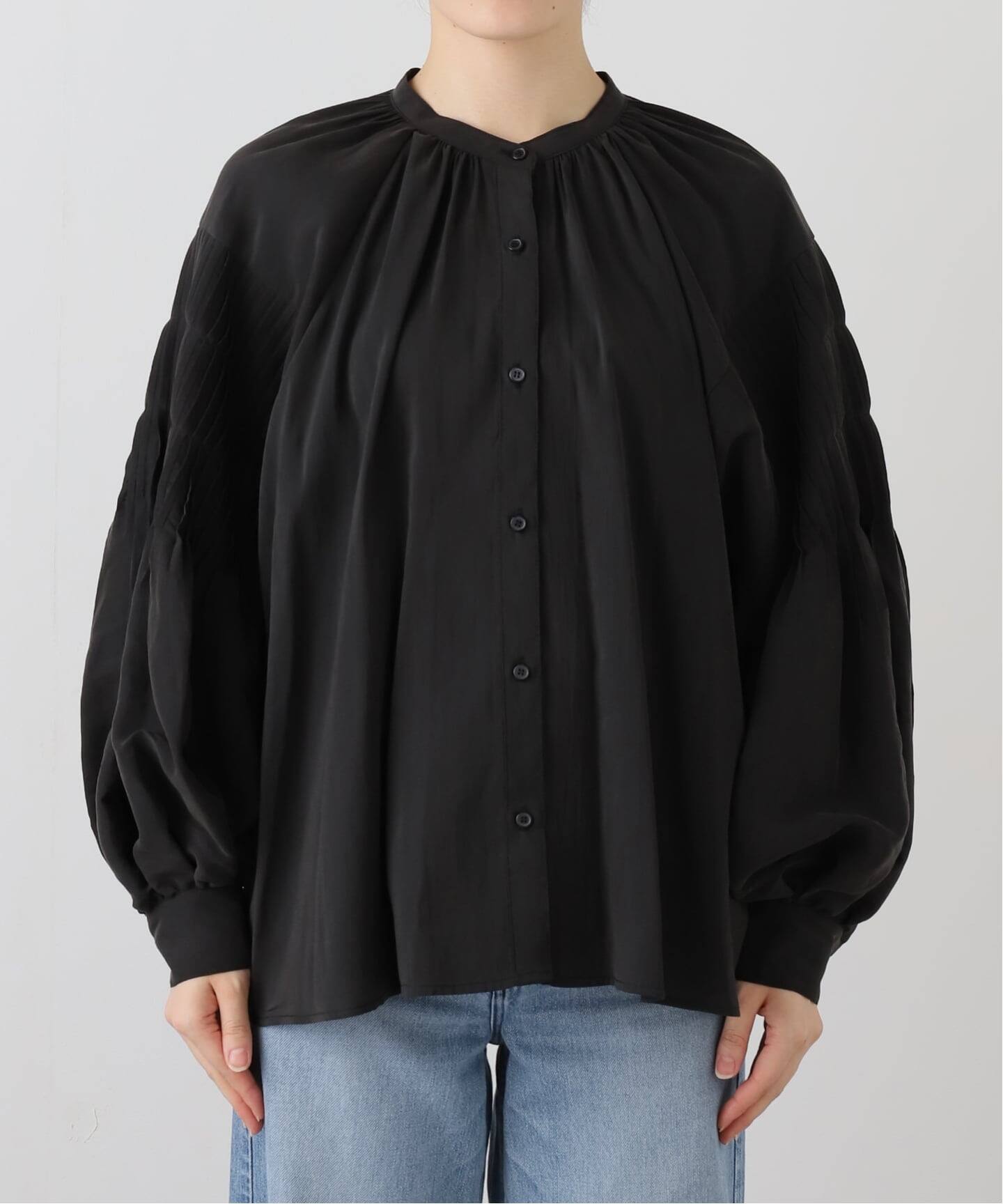 ピンタックボリュームスリーブブラウス（シャツ／ブラウス）｜JOURNAL