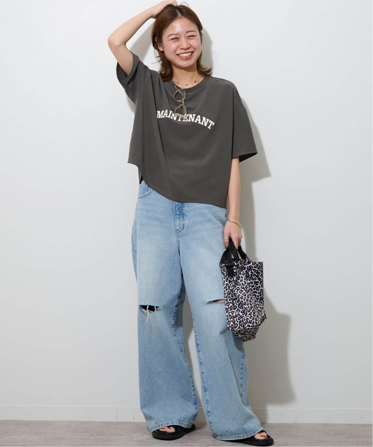 新品未使用　完売品　ジョーゼットロゴTEE 追加3》2WAYジョーゼットロゴTEE（Tシャツ／カットソー