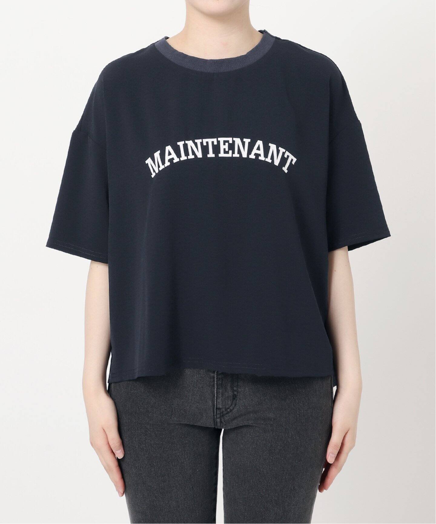 JOURNAL STANDARDレリューム 2WAYジョーゼットロゴTEE 追加》2WAYジョーゼットロゴTEE(Tシャツ/カットソー