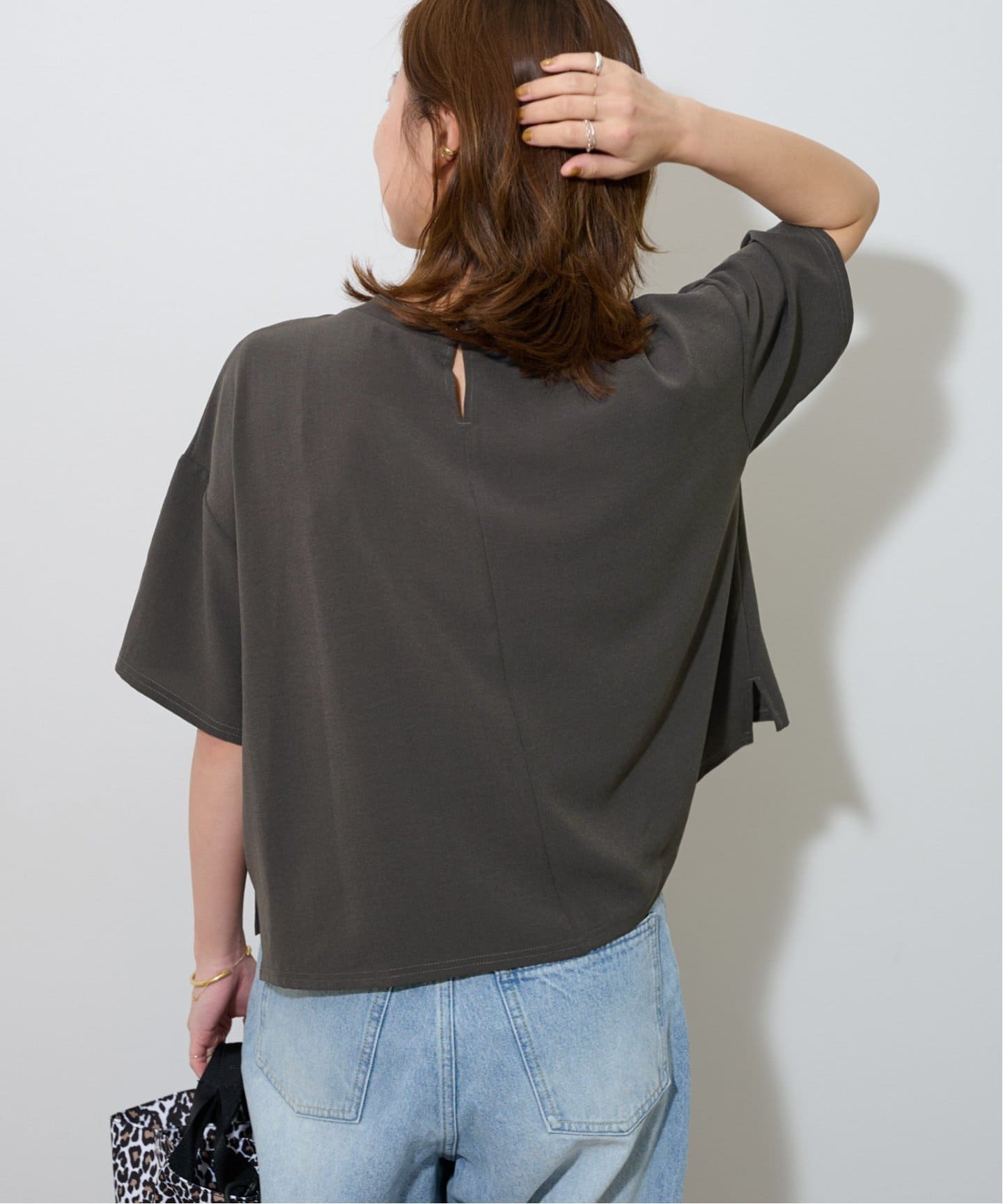 JOURNAL STANDARDレリューム 2WAYジョーゼットロゴTEE 追加》2WAYジョーゼットロゴTEE（Tシャツ/カットソー）｜JOURNAL