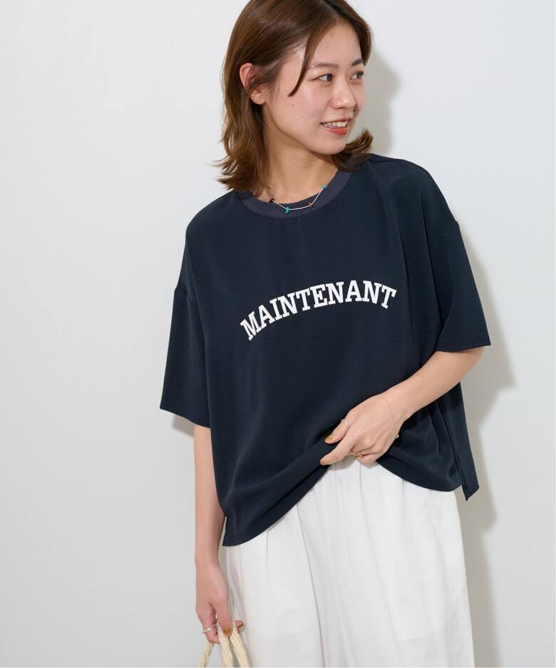 追加2》2WAYジョーゼットロゴTEE（Tシャツ／カットソー）｜JOURNAL 