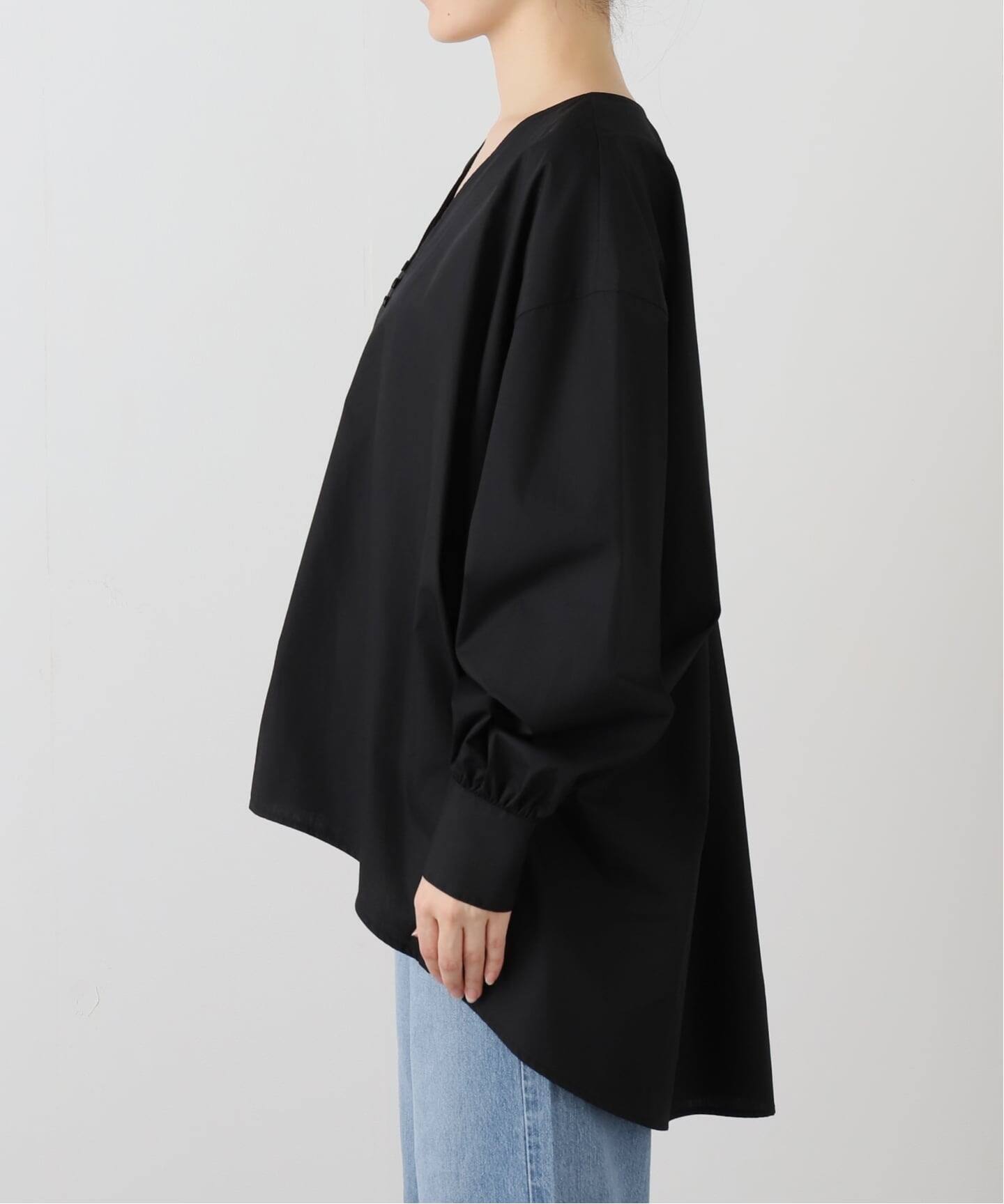 タックVネックチュニックブラウス（シャツ／ブラウス）｜JOURNAL