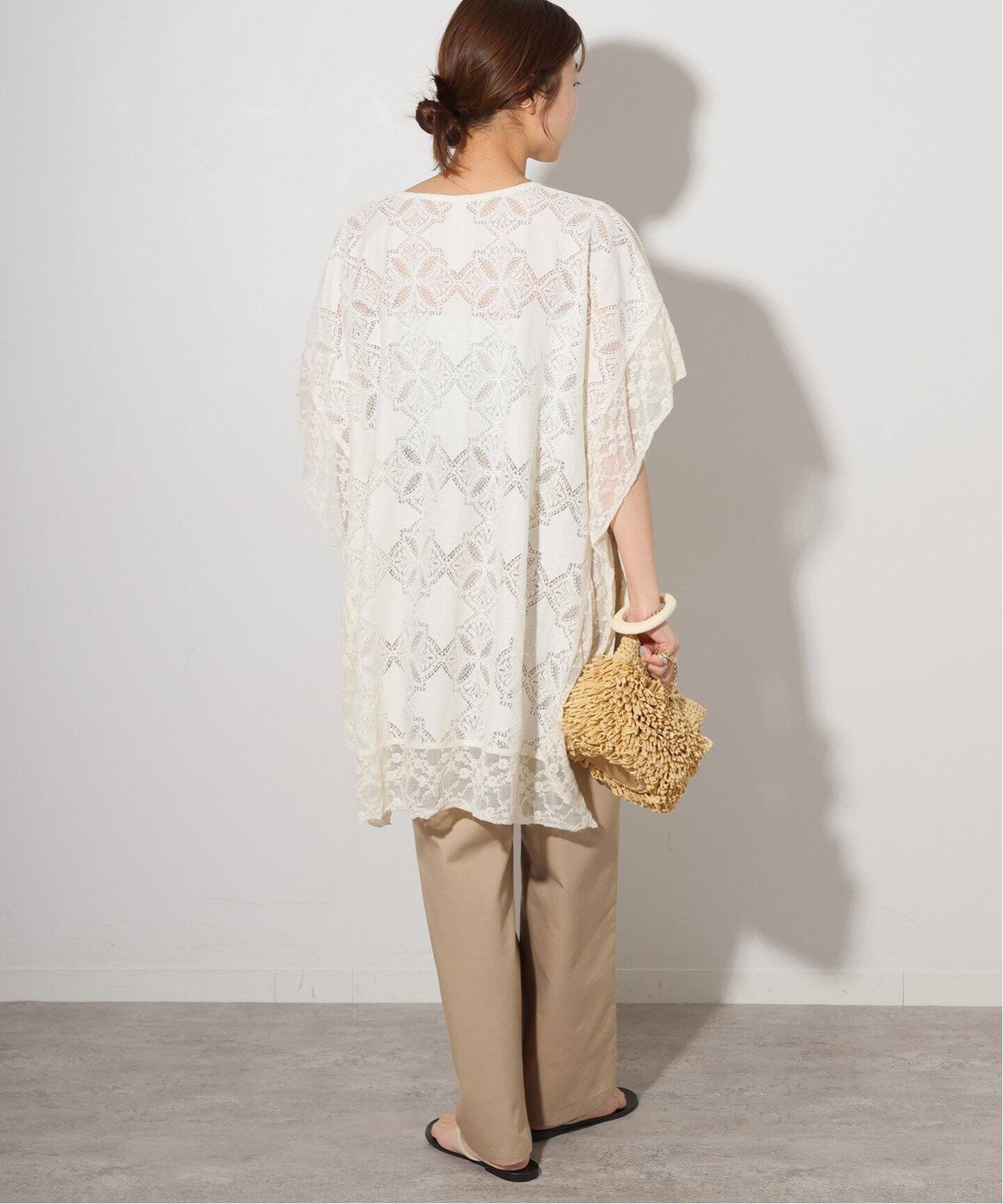 【PROVOKE/プロヴォーク】Poncho ブラウス ナチュラル 新品 PROVOKE/プロヴォーク】Poncho ブラウス（シャツ／ブラウス