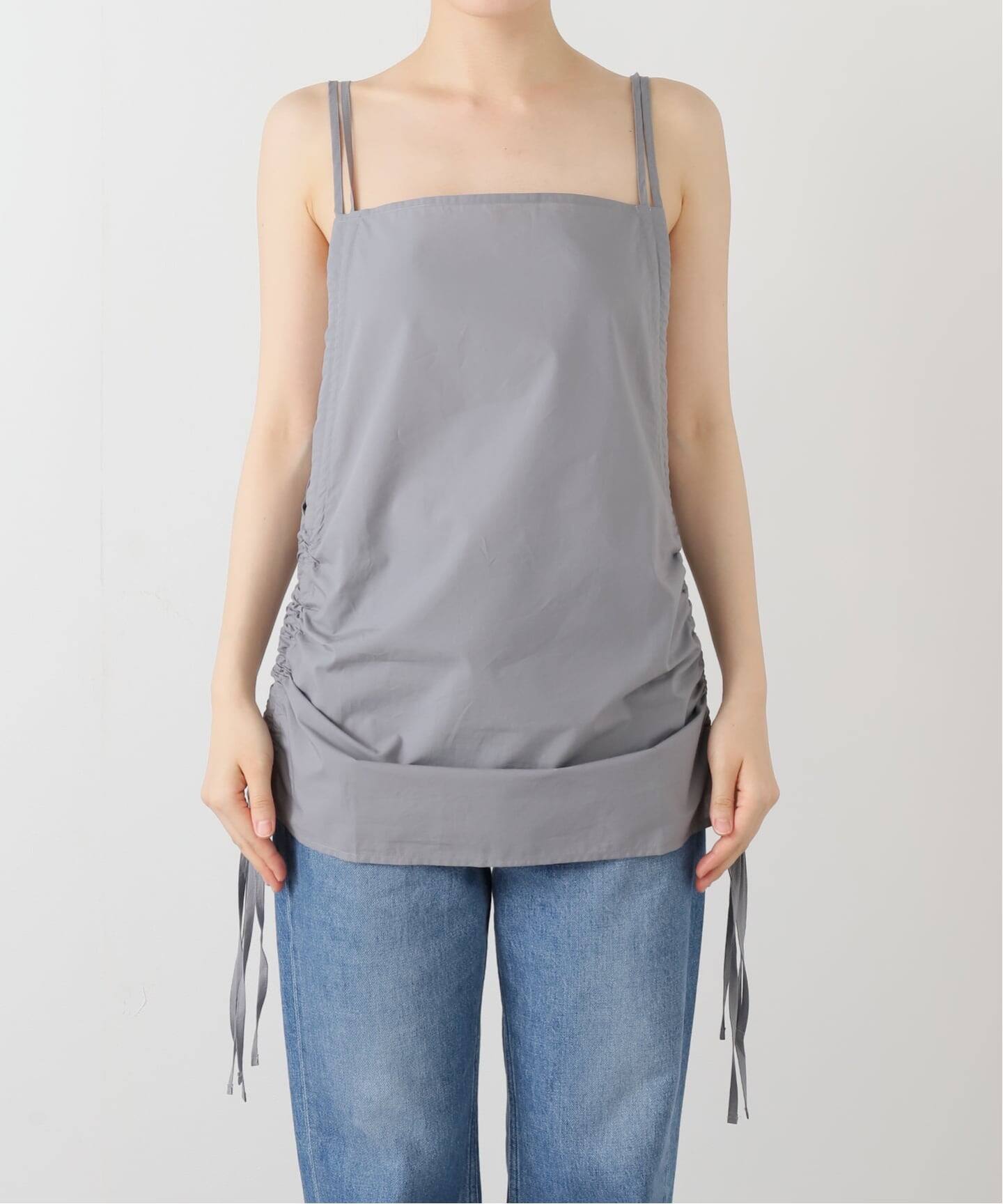 BASERANGE/ベースレンジ】 PICTORIAL STRAP TOP（シャツ／ブラウス 