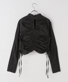 TODAYFUL/トゥデイフル】 Checkgather Compact Blouse（シャツ