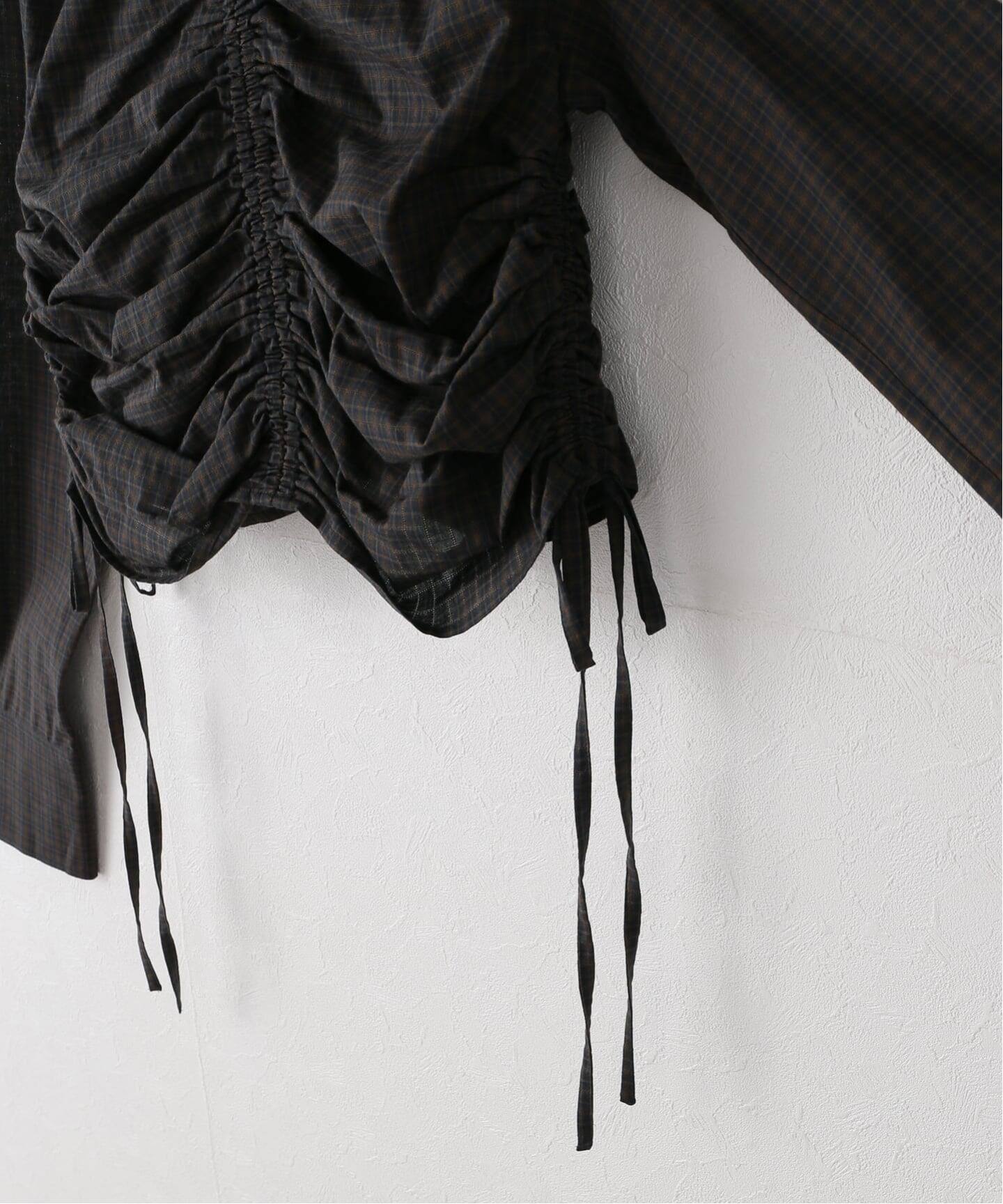 TODAYFUL/トゥデイフル】 Checkgather Compact Blouse（シャツ