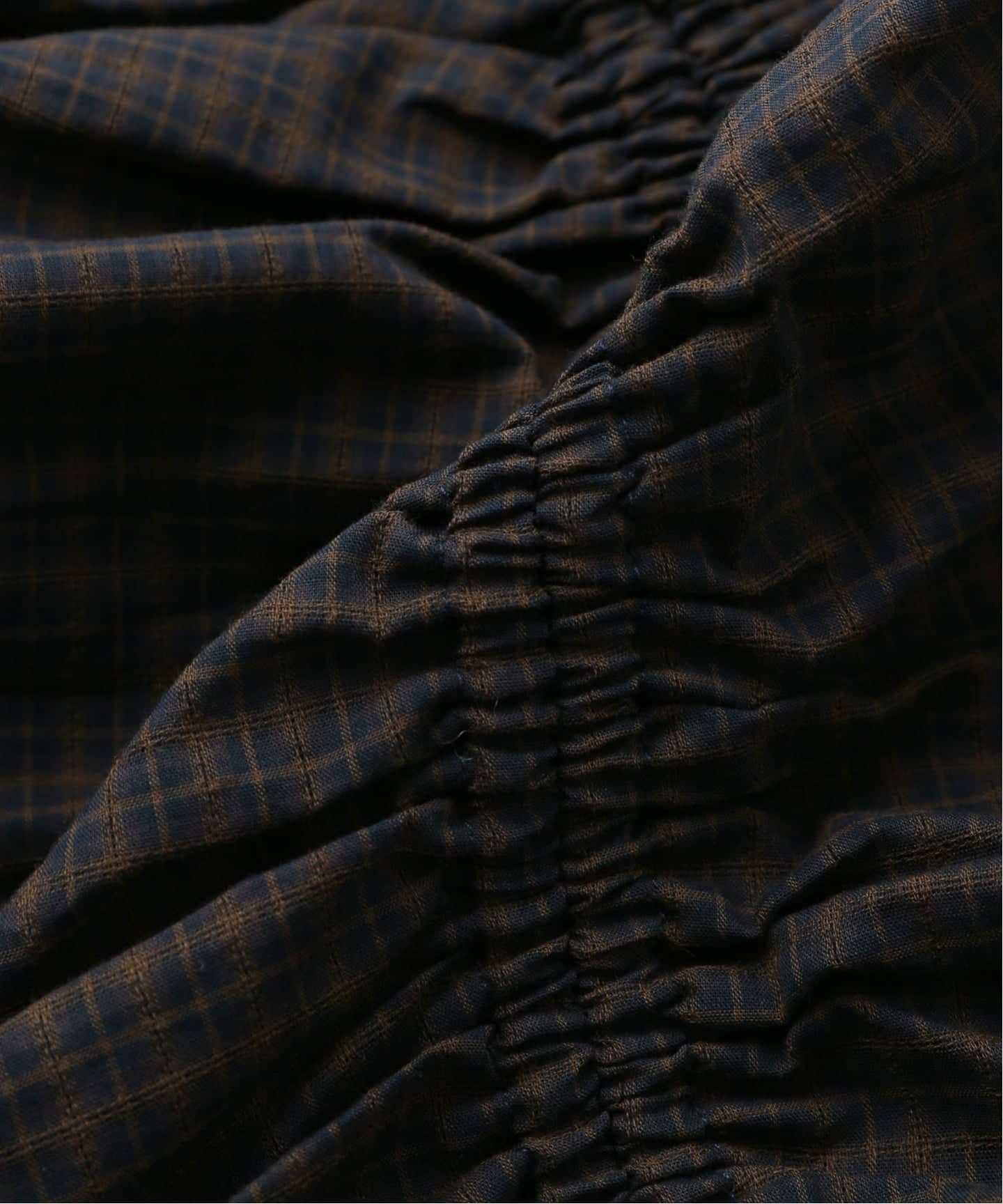 TODAYFUL/トゥデイフル】 Checkgather Compact Blouse（シャツ