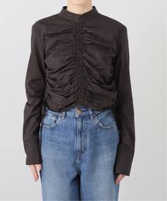 TODAYFUL/トゥデイフル】 Checkgather Compact Blouse（シャツ 
