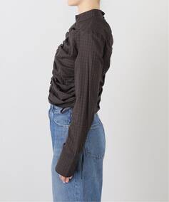 TODAYFUL/トゥデイフル】 Checkgather Compact Blouse（シャツ 