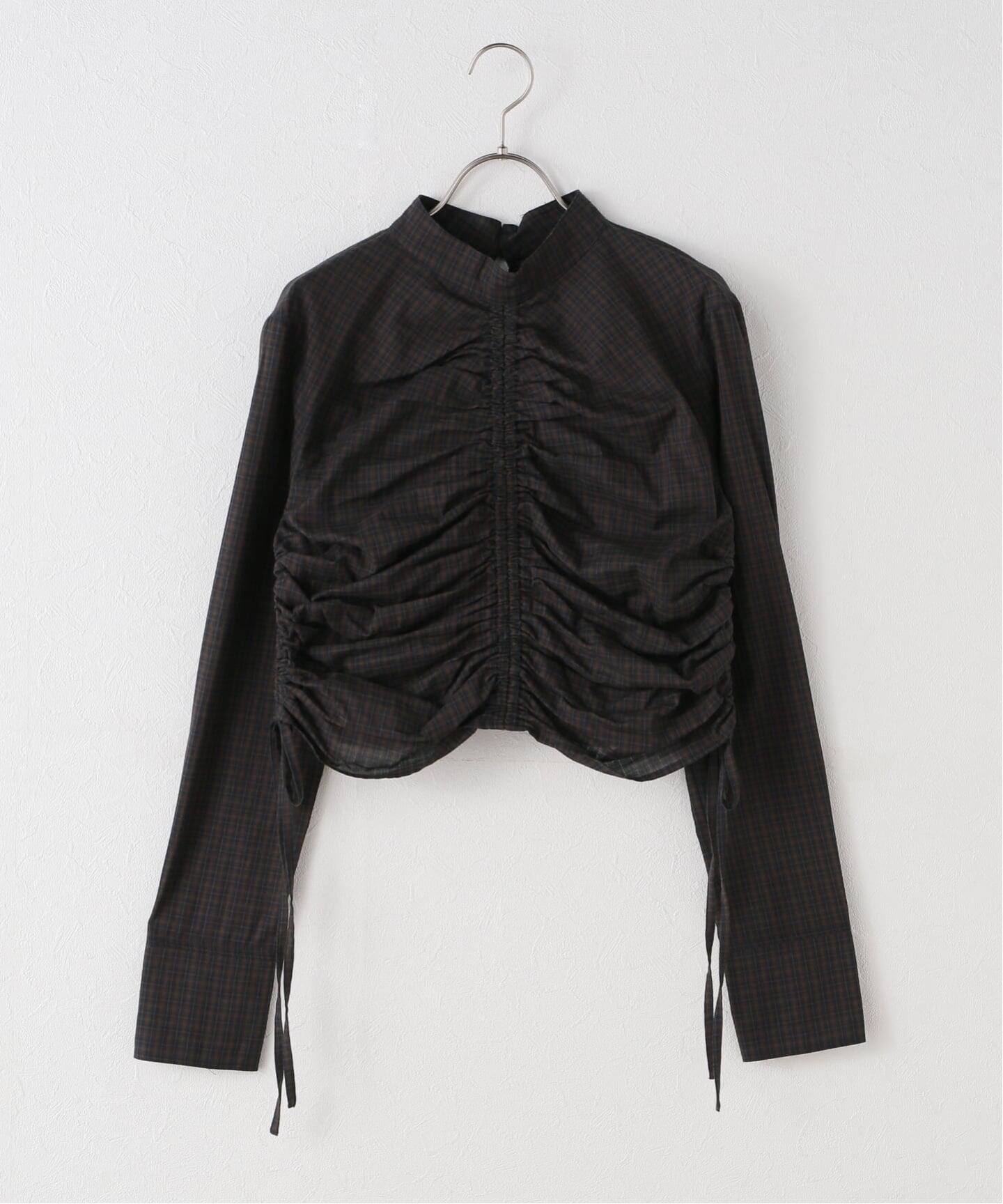 TODAYFUL/トゥデイフル】 Checkgather Compact Blouse（シャツ